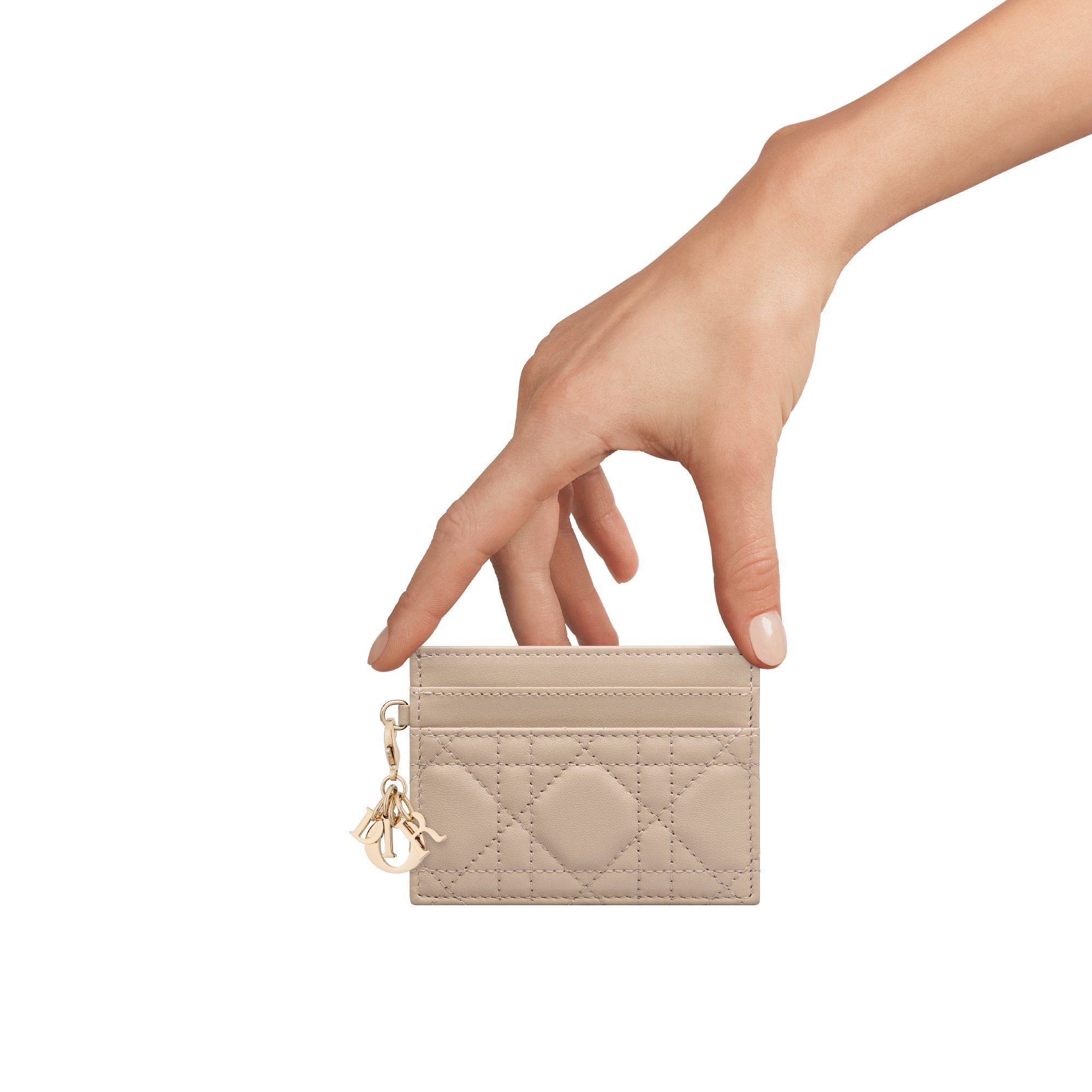 Lady Dior Freesia Card Holder Detailed view