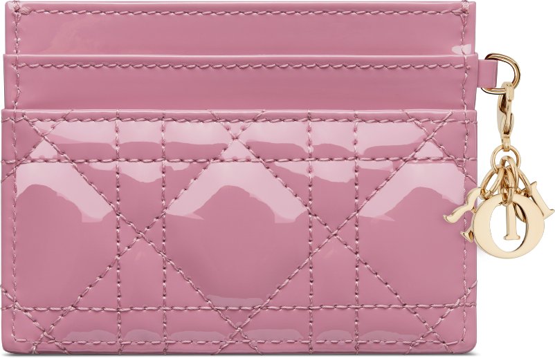 Lady Dior Freesia Card Holder Back view