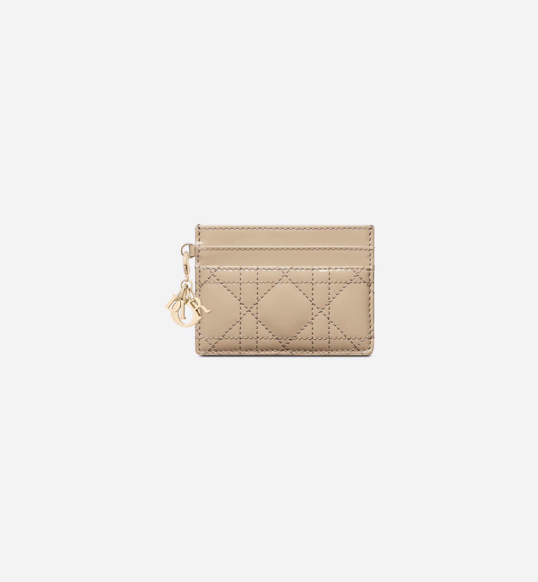 DIOR | Lady Dior Freesia カードホルダー カナージュ パテント DIOR | Lady Dior Freesia カードホルダー カナージュ パテント