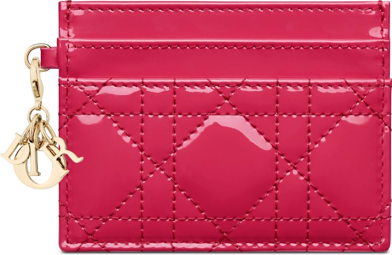 Lady dior calfskin card holder 2025