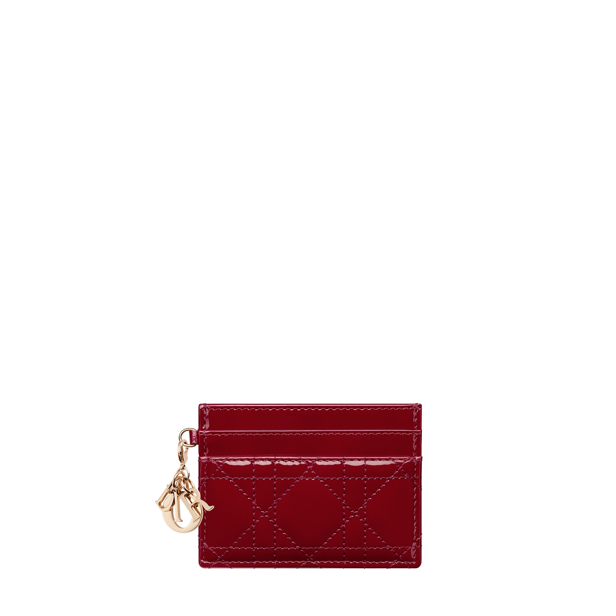  Cherry Red Patent Cannage Calfskin