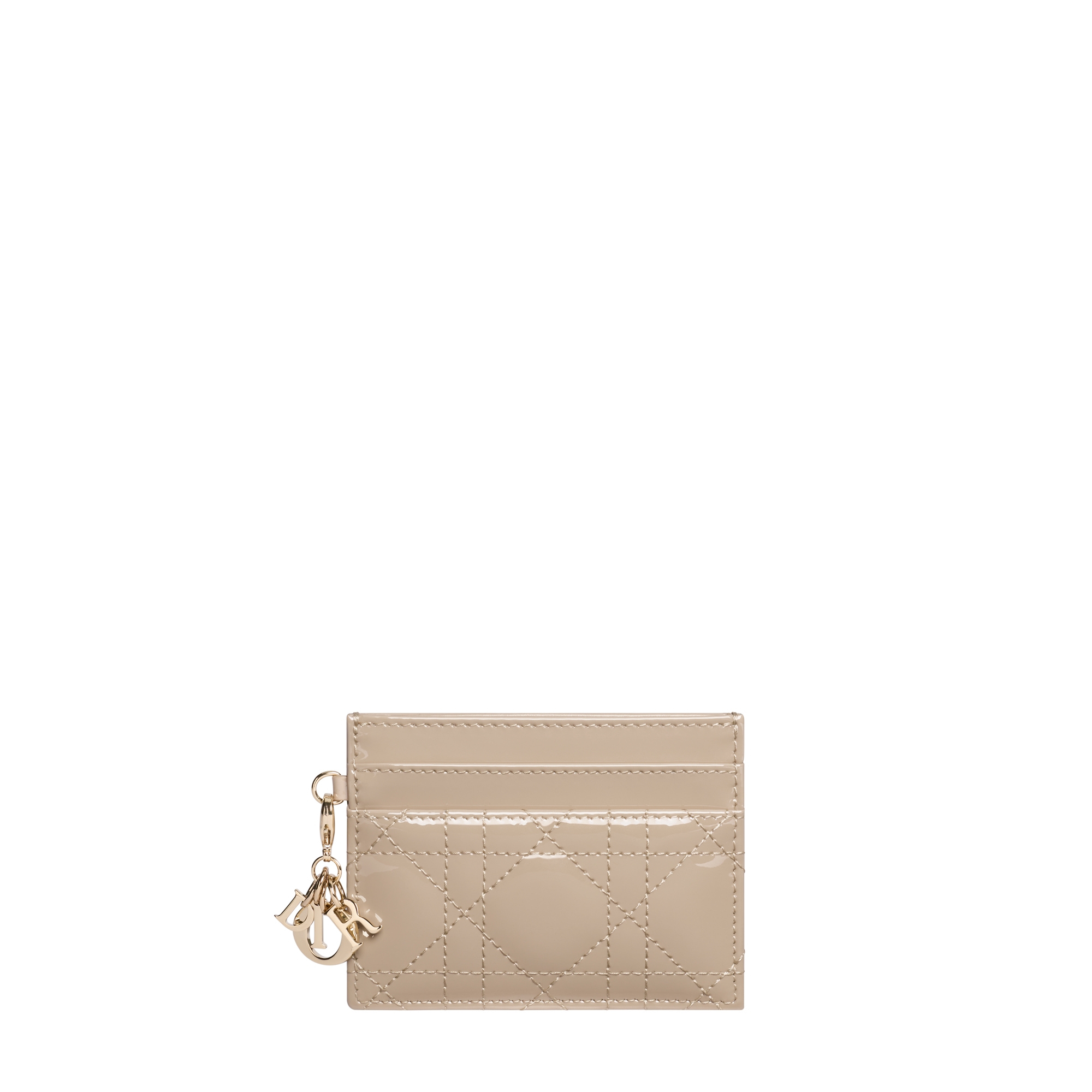  Powder Beige Patent Cannage Calfskin