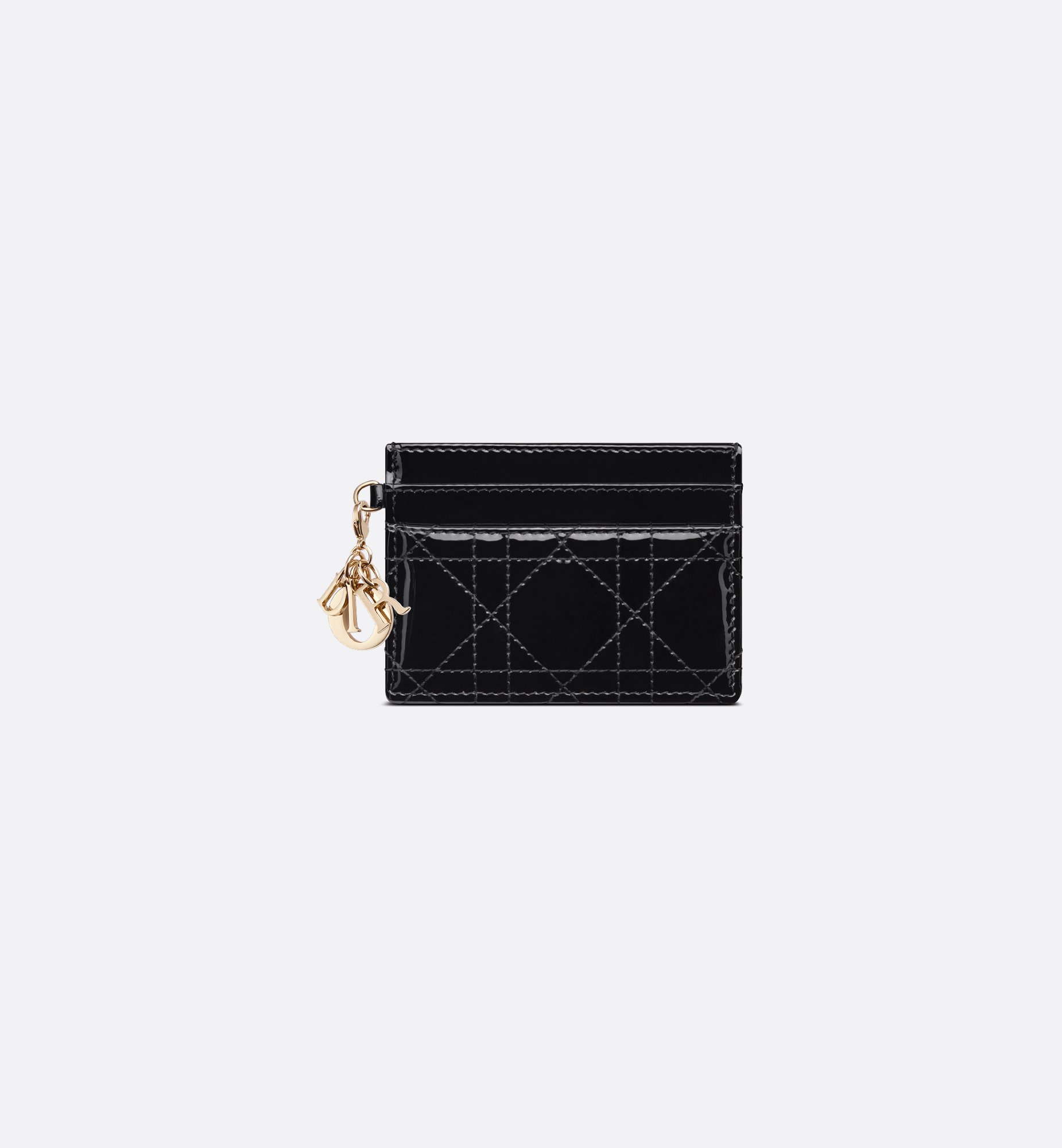 DIOR | Lady Dior Freesia カードホルダー カナージュ パテント DIOR | Lady Dior Freesia カードホルダー カナージュ パテント