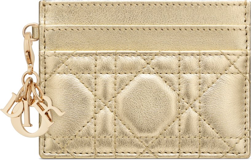 Porta-cartões Lady Dior Freesia aria_frontView aria_frontView