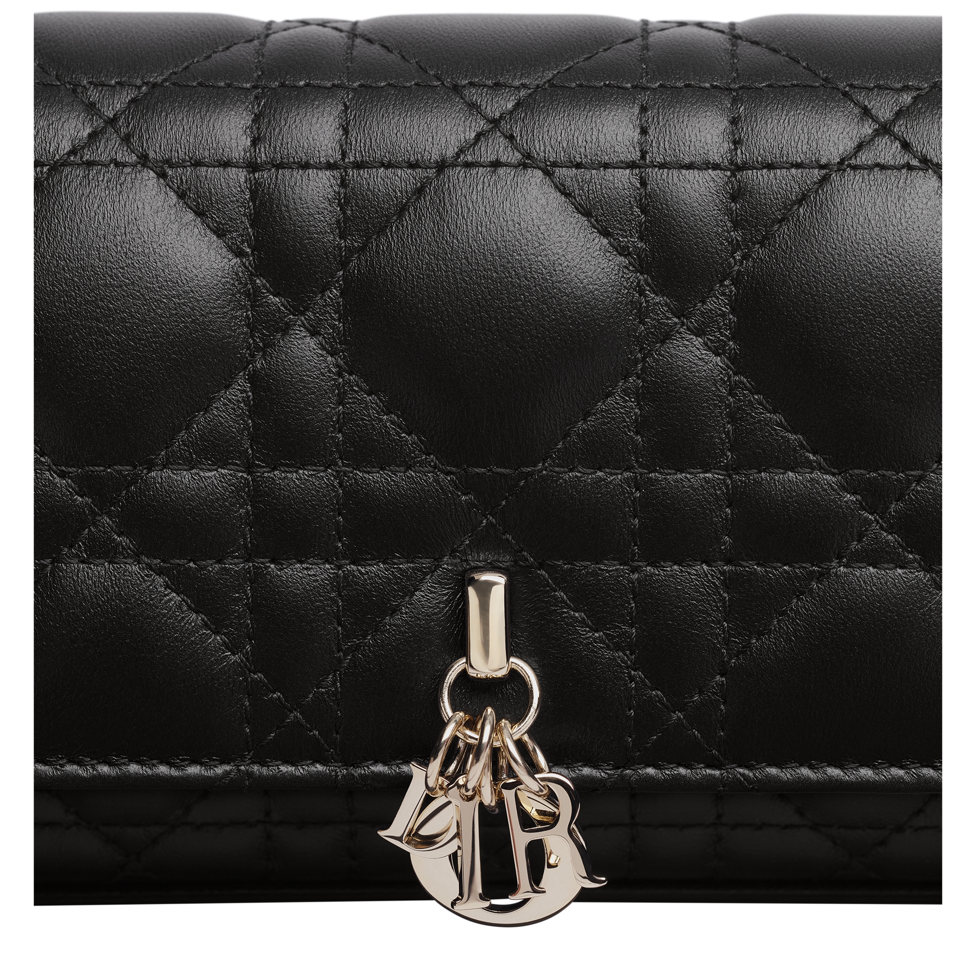 My Dior - Dior Talk Phone Pouch Black Cannage Lambskin E09