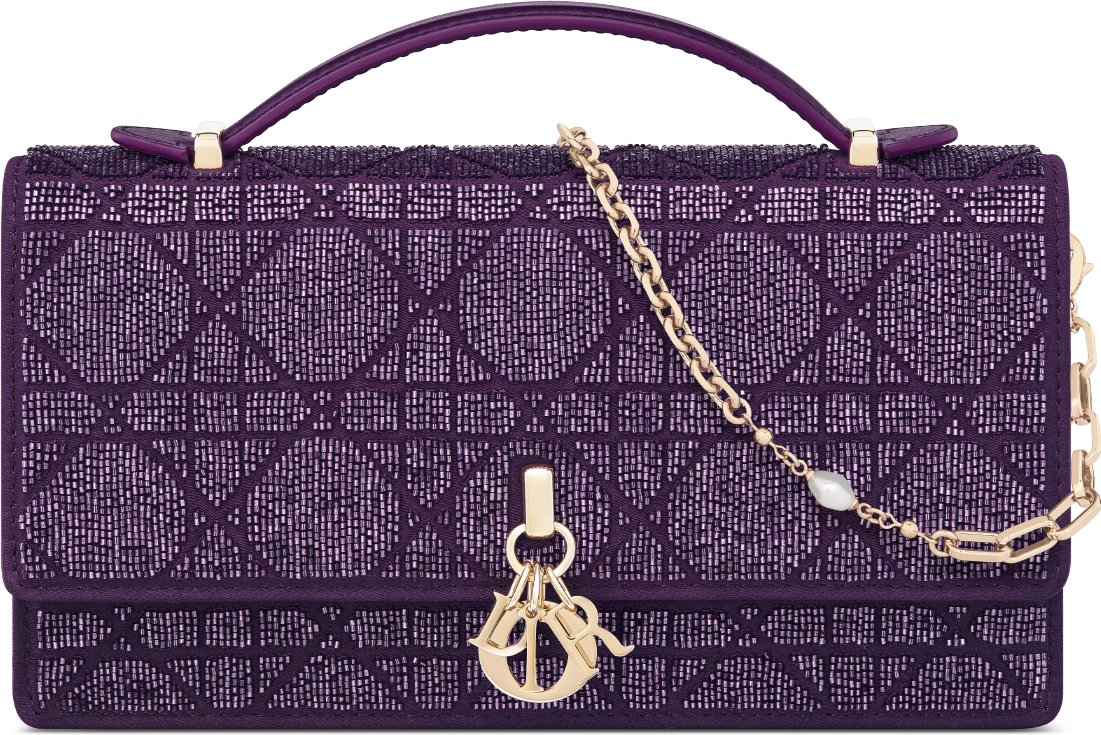 Dior Or My Dior Mini Bag Front view