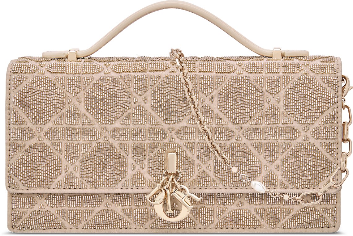 Dior Or My Dior Mini Bag Front view