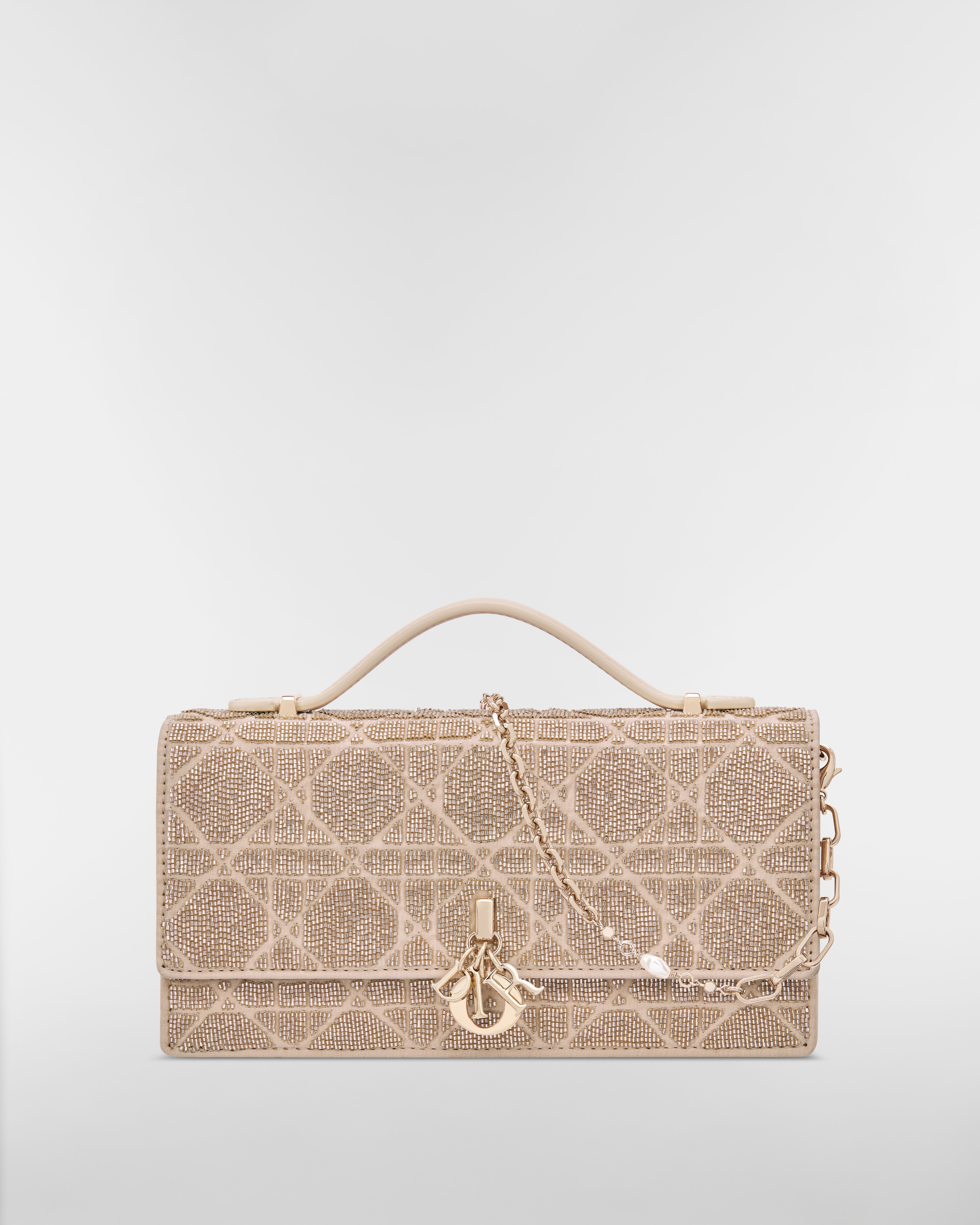 Dior Or My Dior ミニバッグ カナージュ エンブロイダリー コットン E01