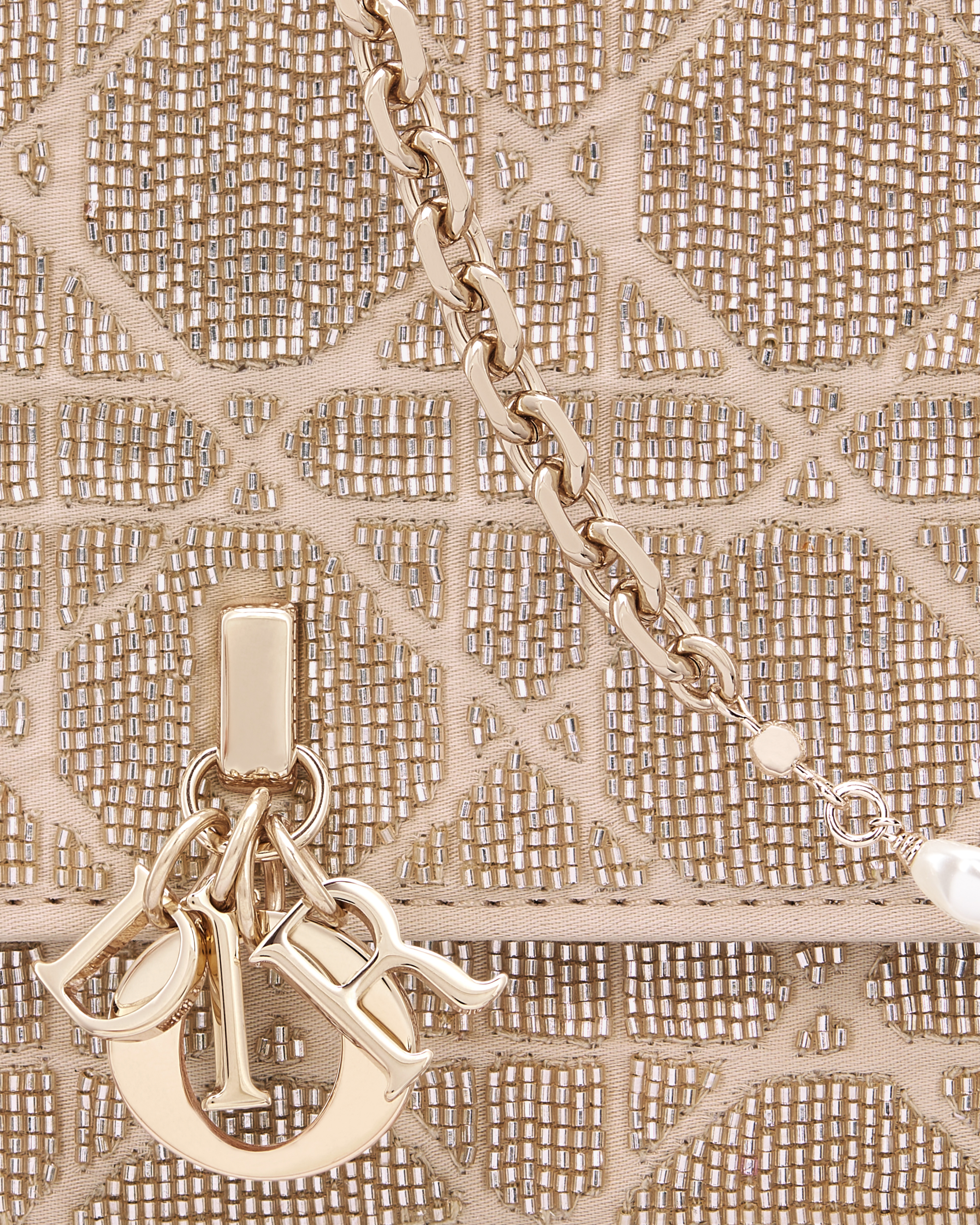 Dior Or My Dior ミニバッグ カナージュ エンブロイダリー コットン E09