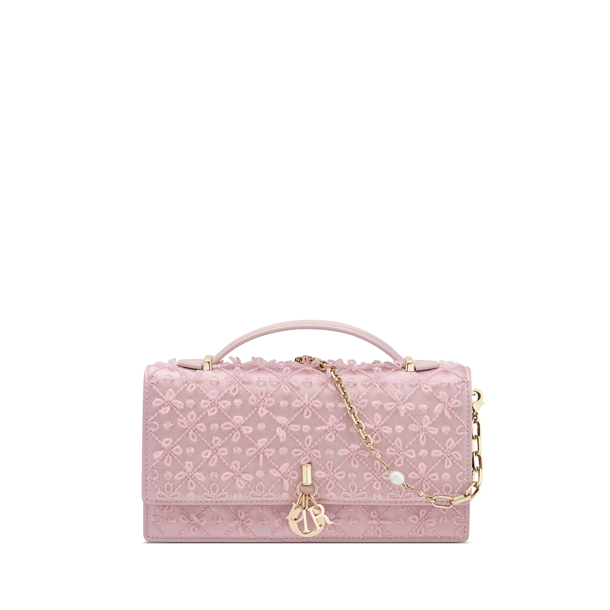 Sac à Main En Satin Avec Rose - Pochette De Soirée Pour Mariage, Bal, événements élégants - 11