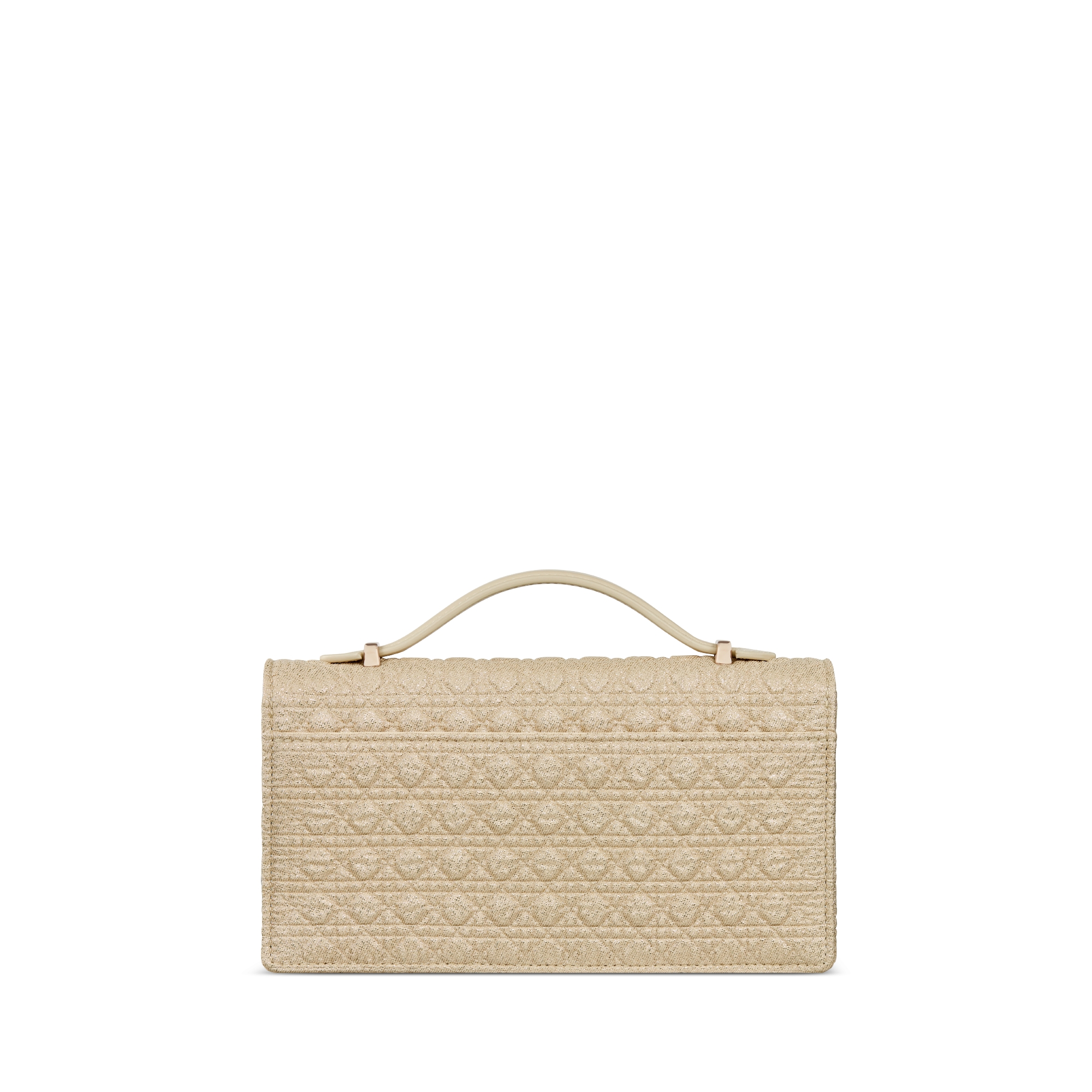 Miniborsa My Dior Tessuto Microcannage trapuntato color oro metallizzato E08