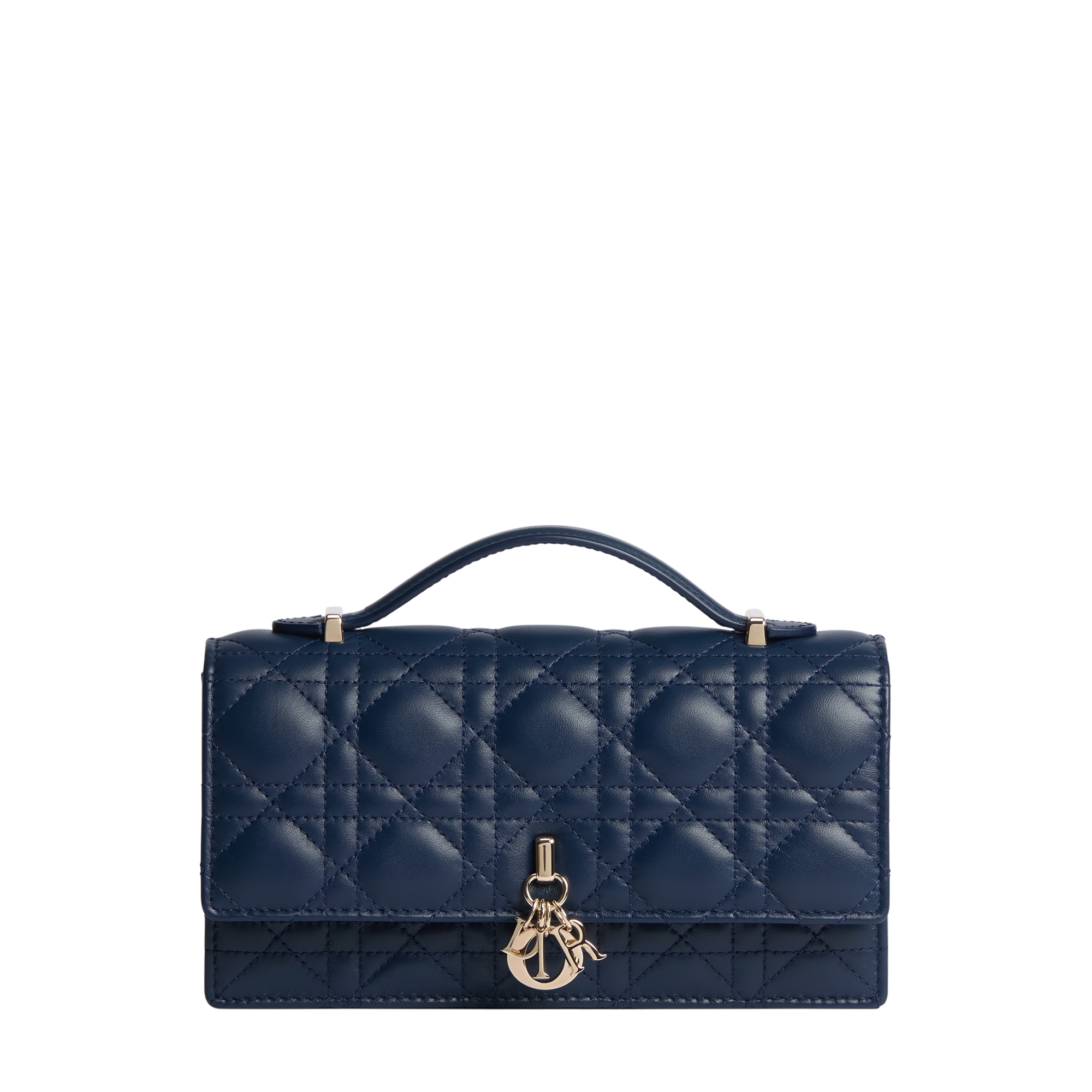  Deep Ocean Blue Cannage Lambskin