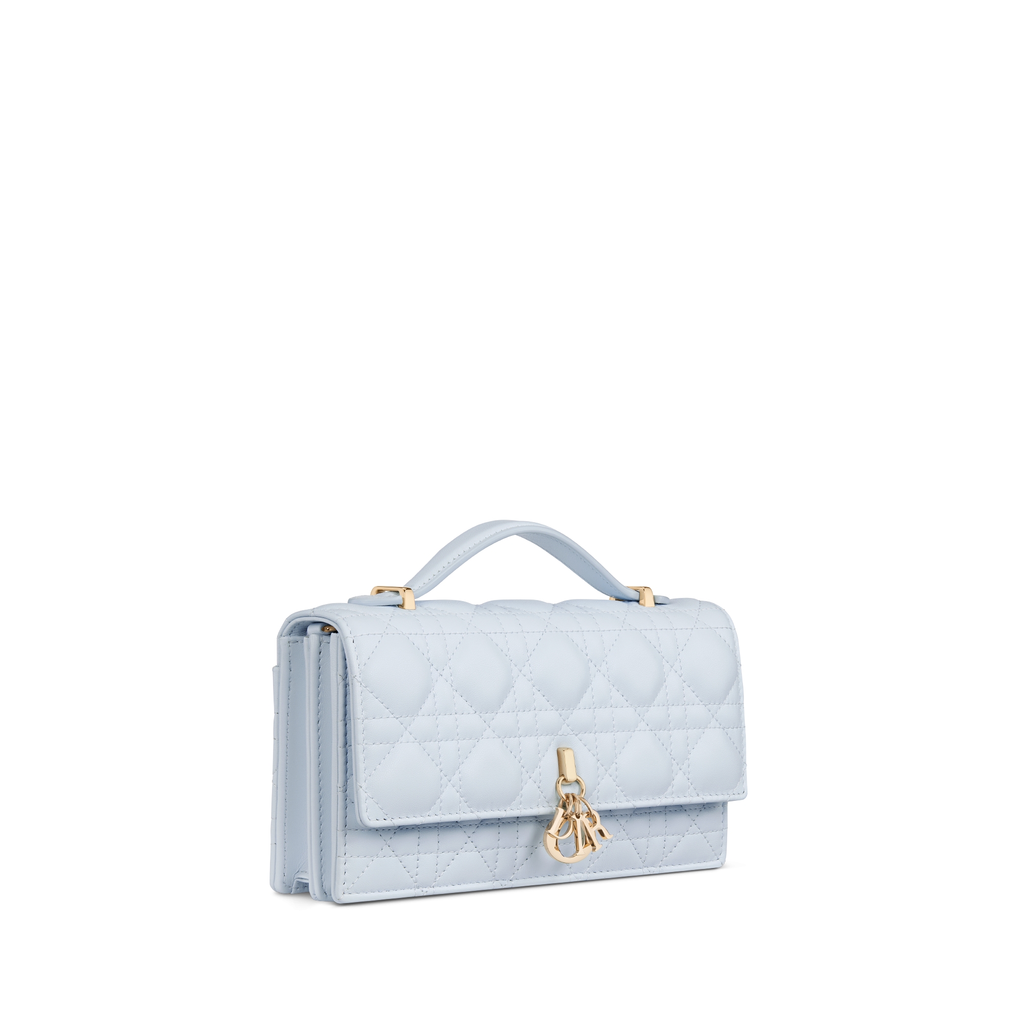 My Dior Mini Bag Shirt Blue Cannage Lambskin E03