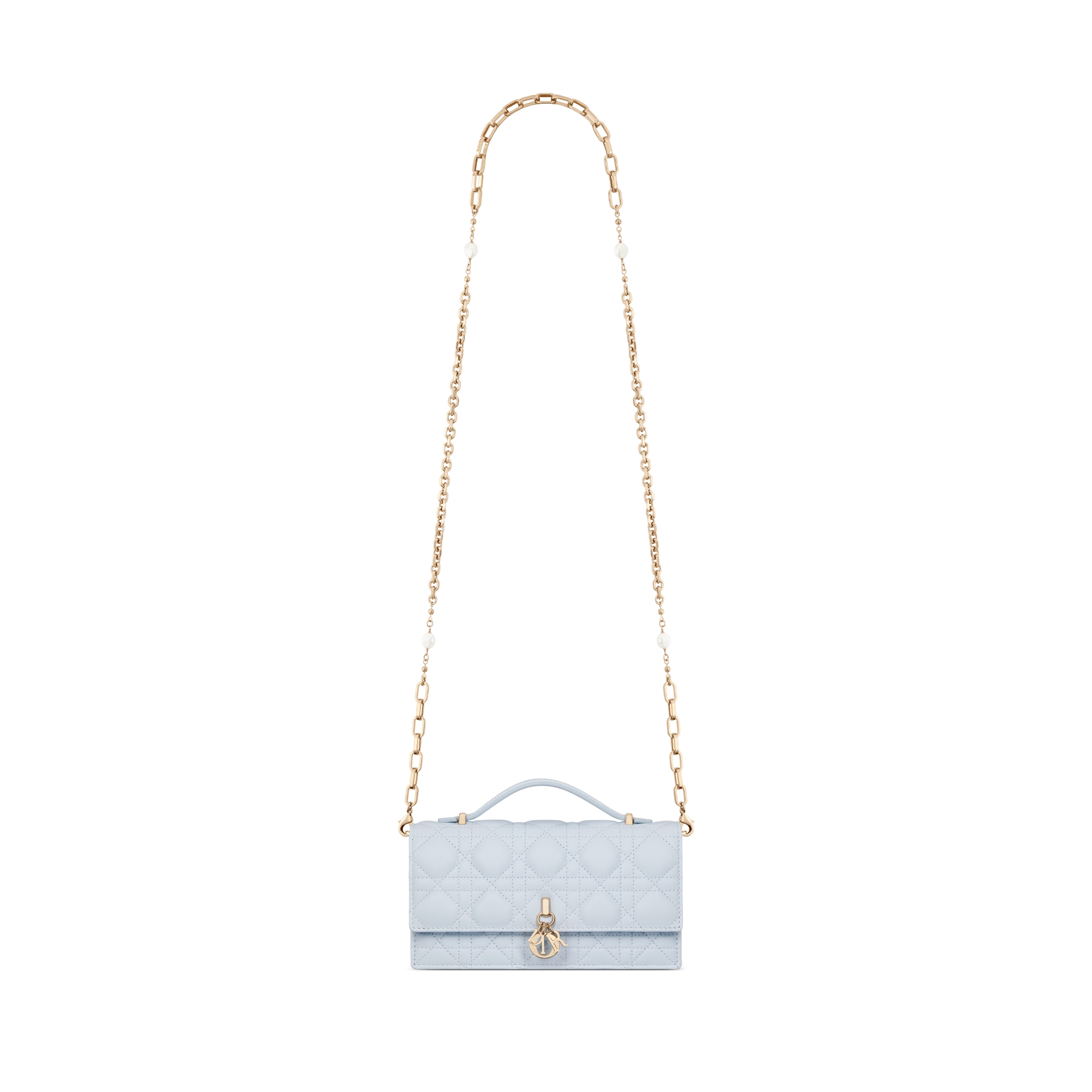 My Dior Mini Bag Shirt Blue Cannage Lambskin E07