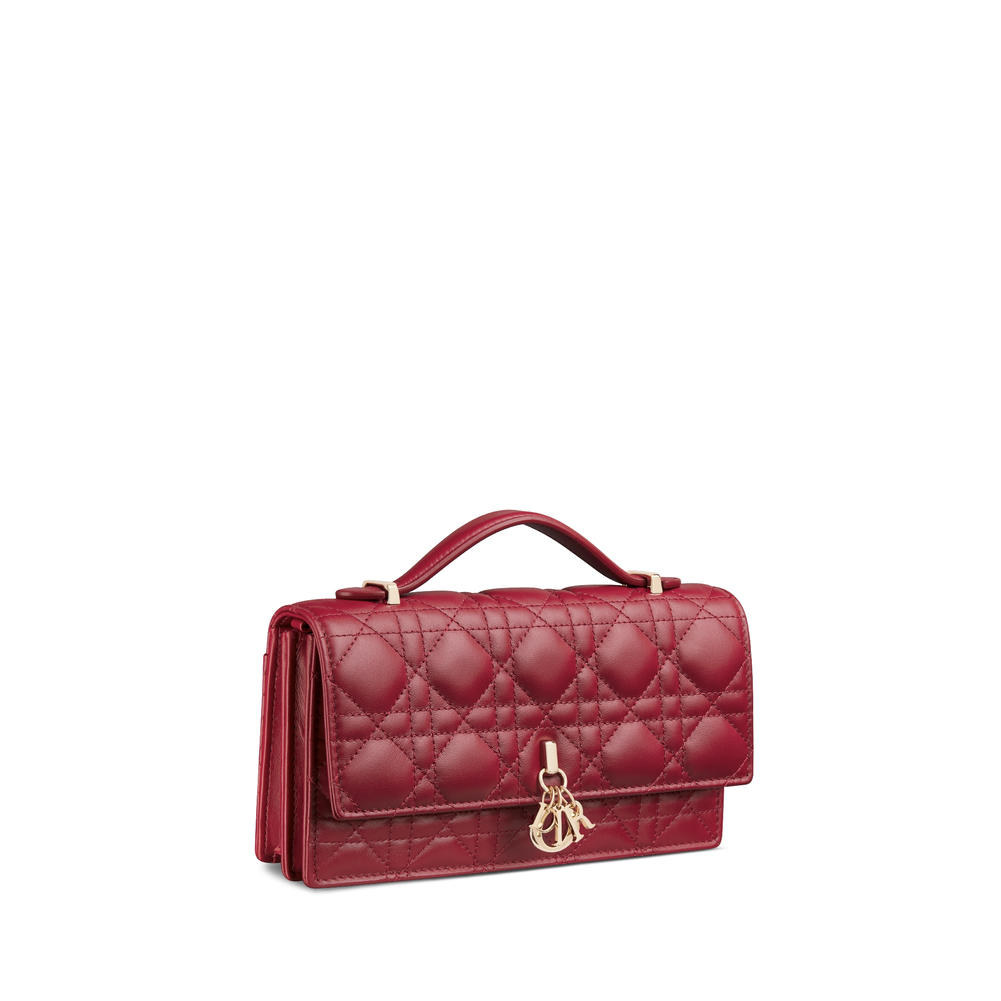 My Dior Mini Bag Cherry Red Cannage Lambskin E03