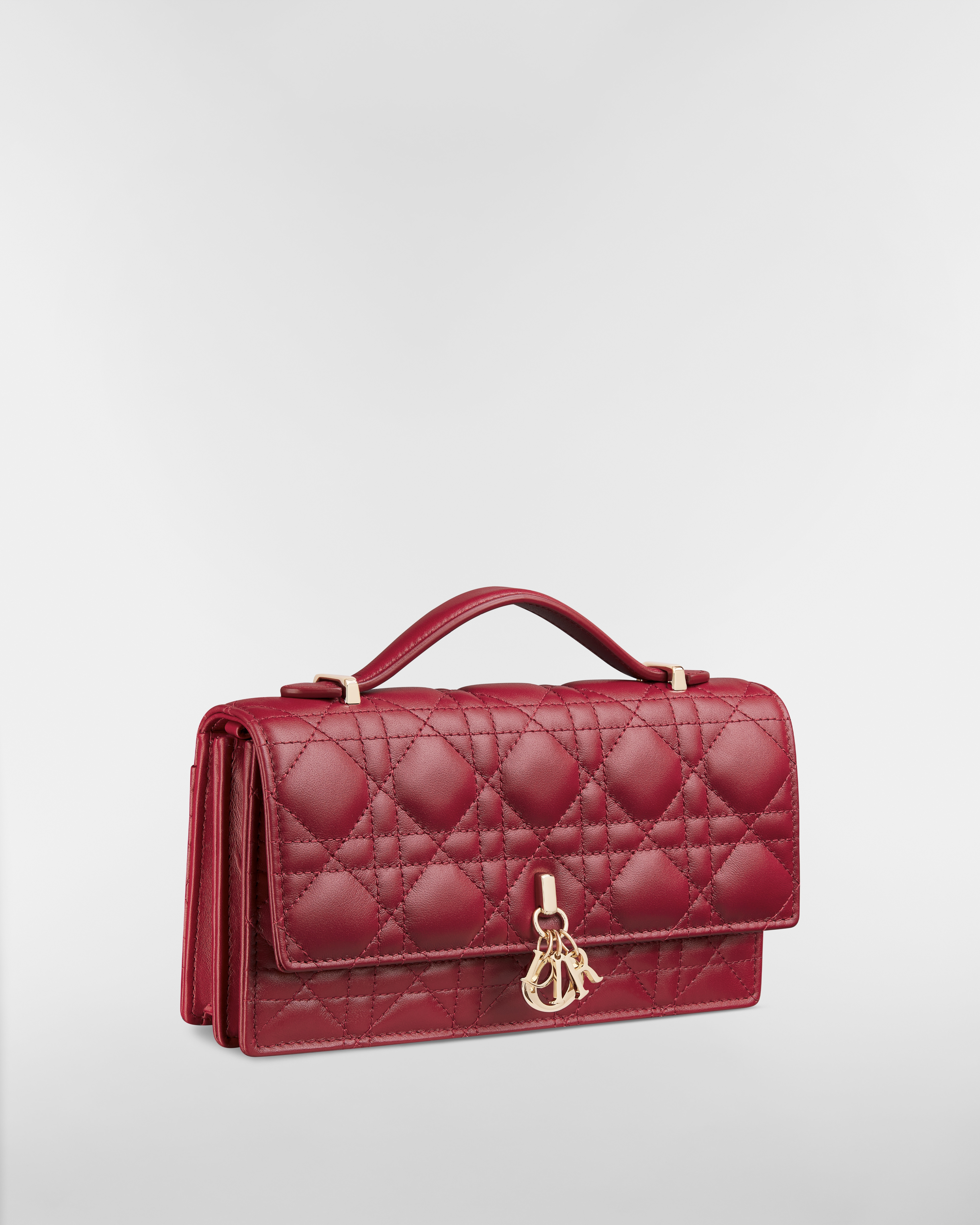 My Dior Minitasche Cannage Lammleder in Kirschrot E03