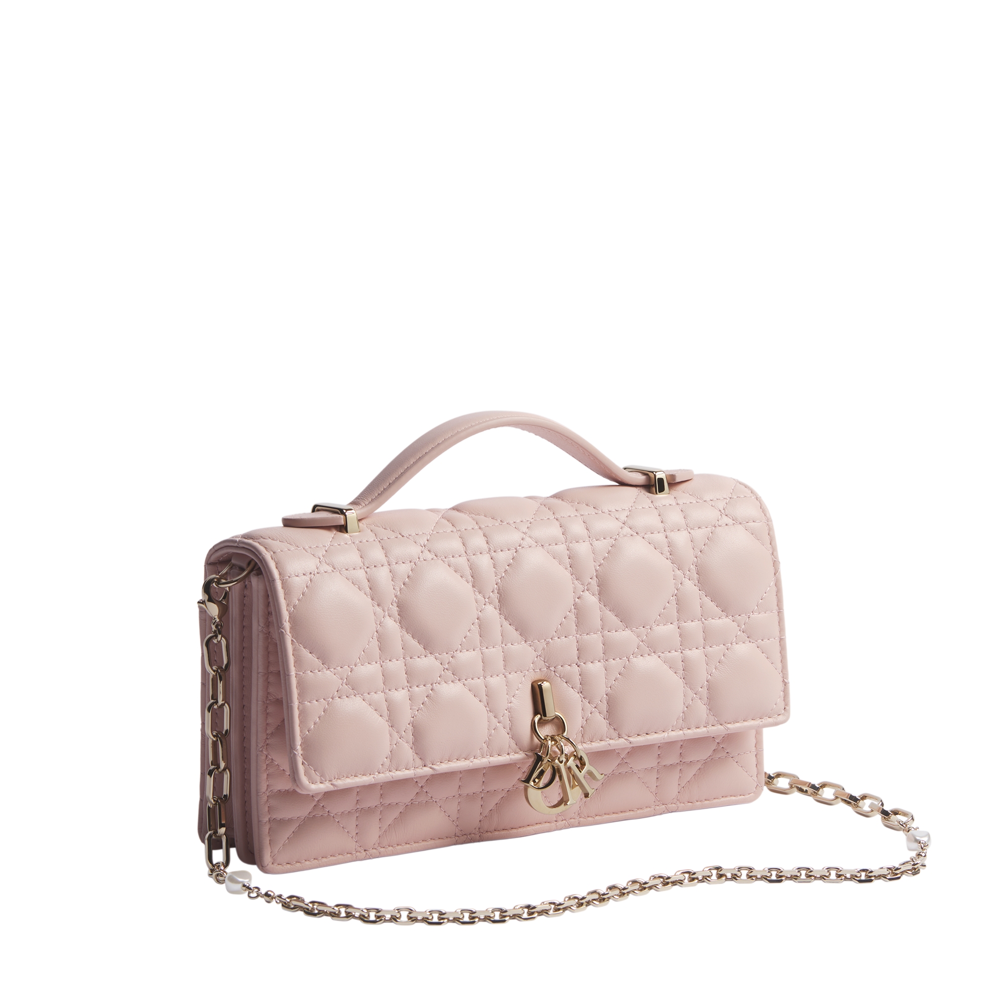 My Dior Mini Bag Powder Pink Cannage Lambskin E03