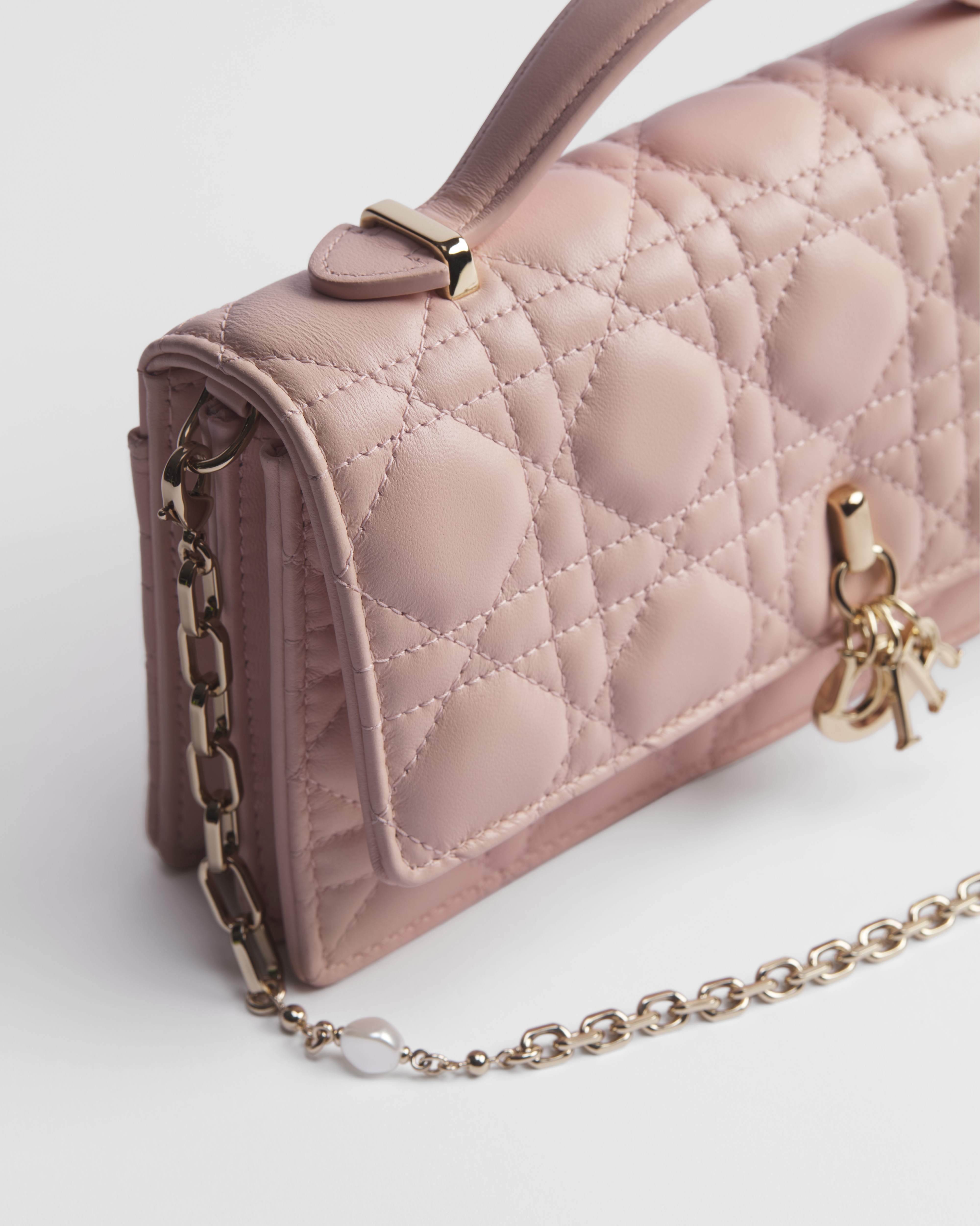 My Dior Mini Bag Powder Pink Cannage Lambskin E09