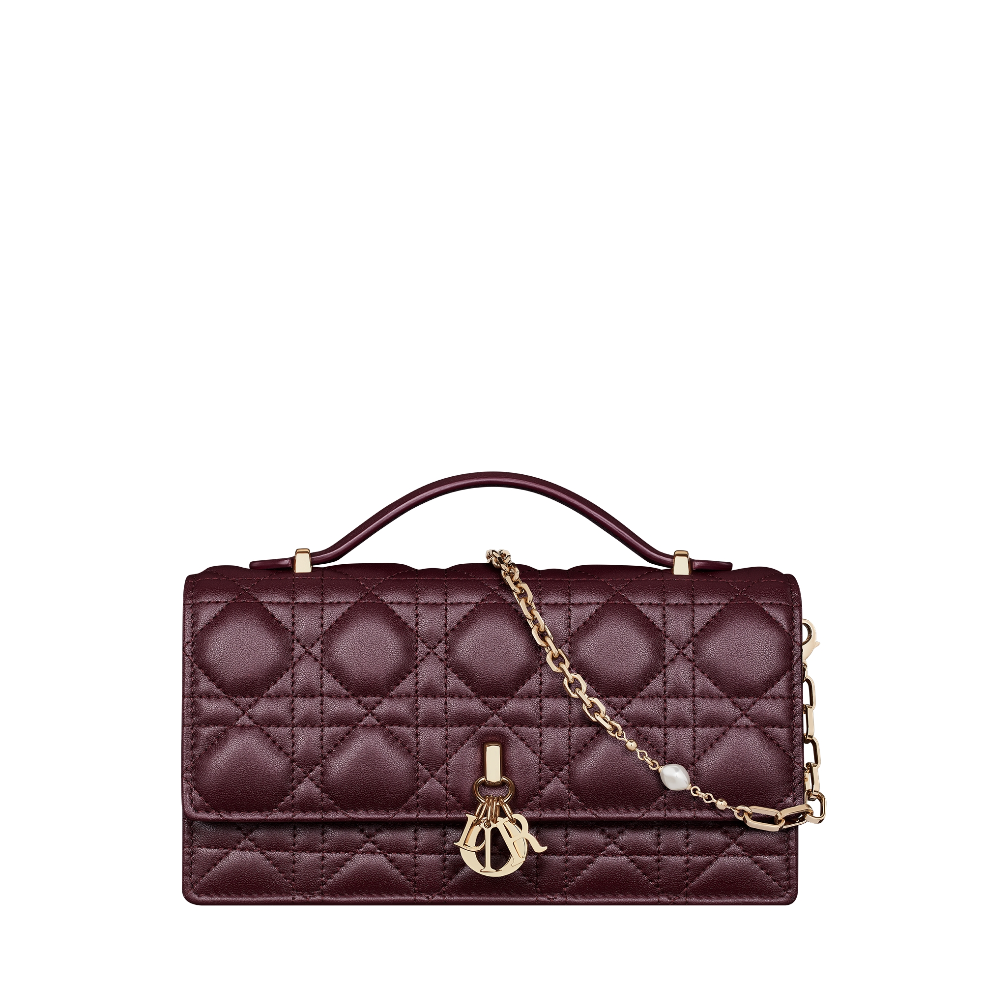 My Dior Mini Bag Plum Cannage Lambskin E01