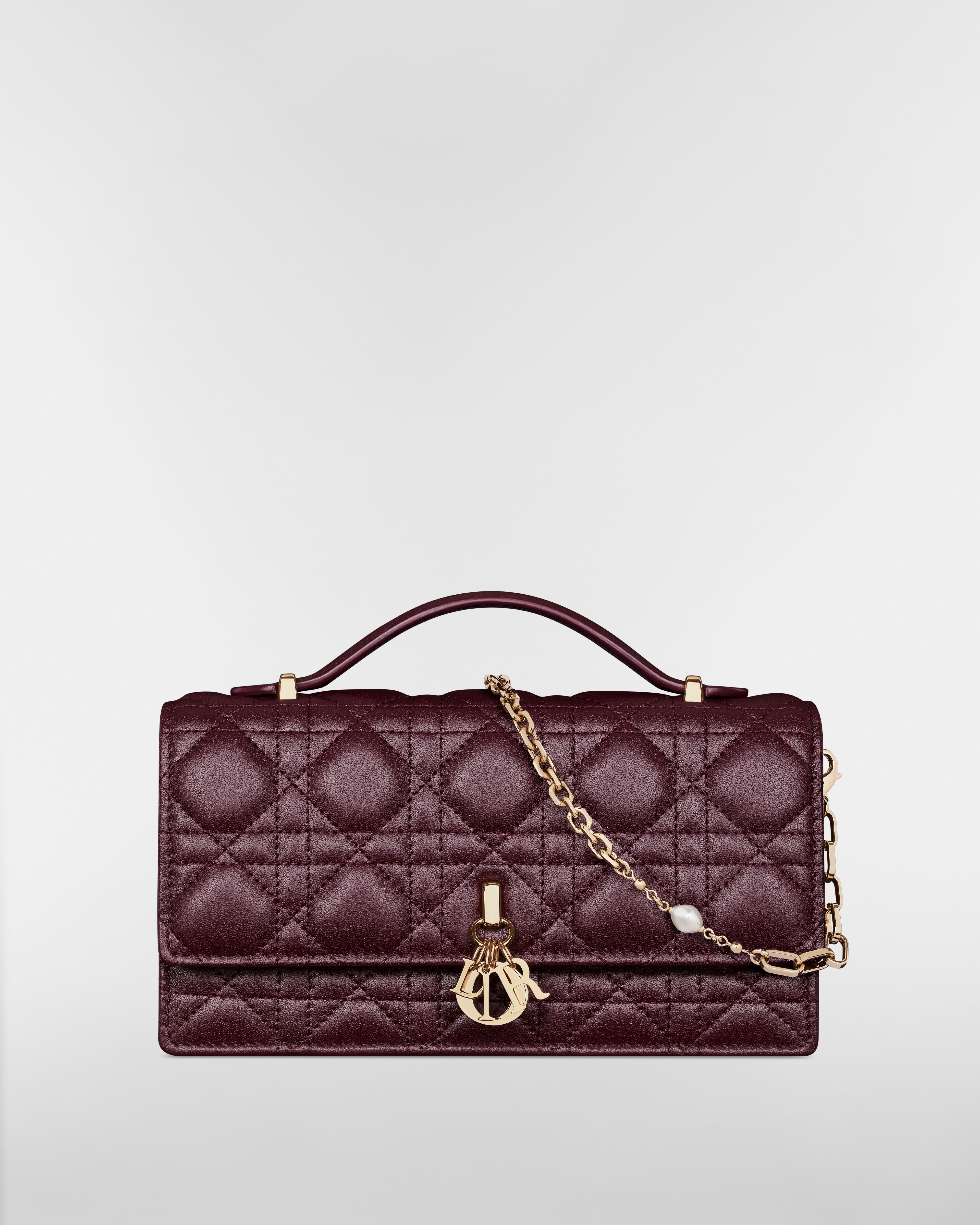 My Dior Mini Bag Plum Cannage Lambskin E01