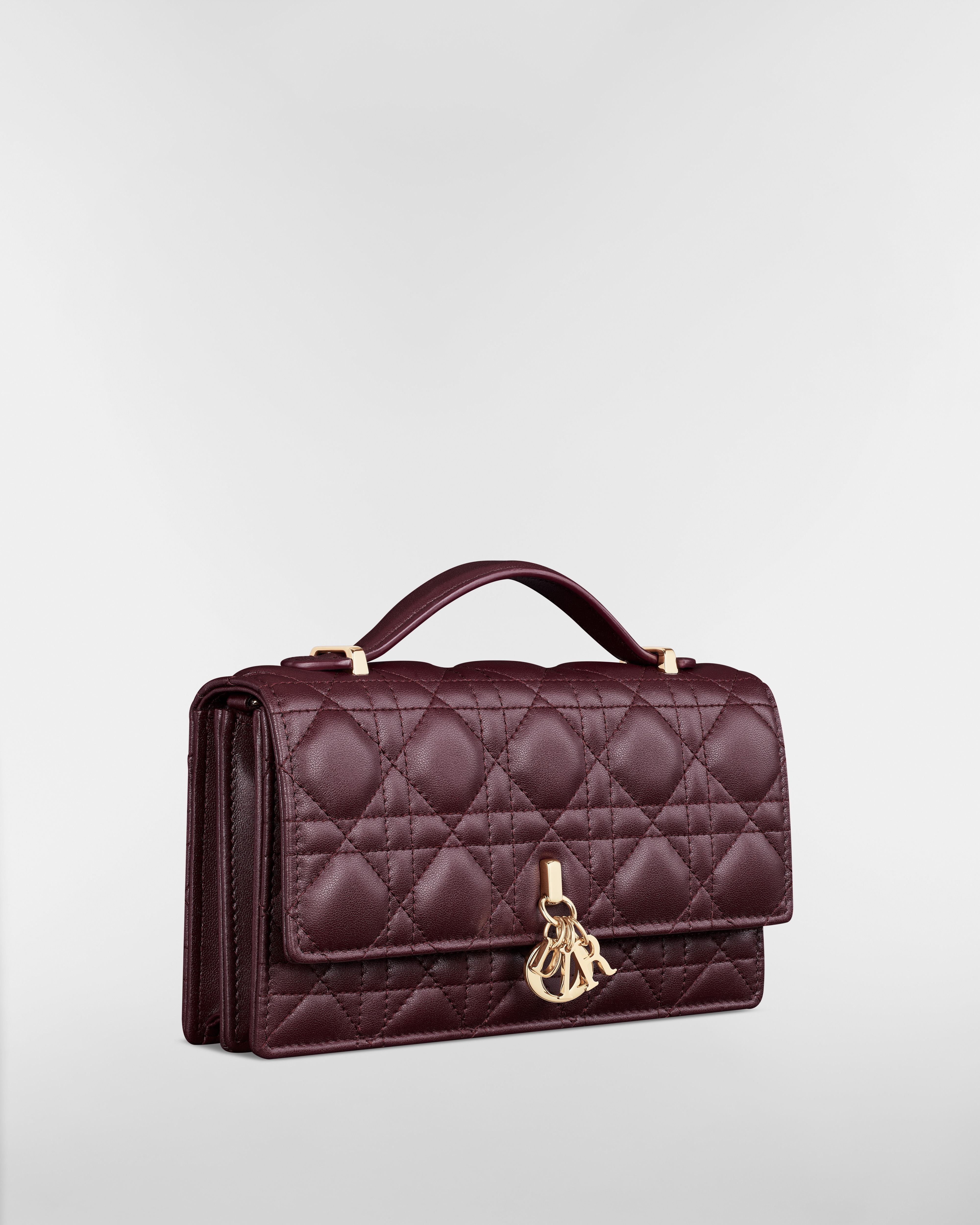 My Dior Mini Bag Plum Cannage Lambskin E03