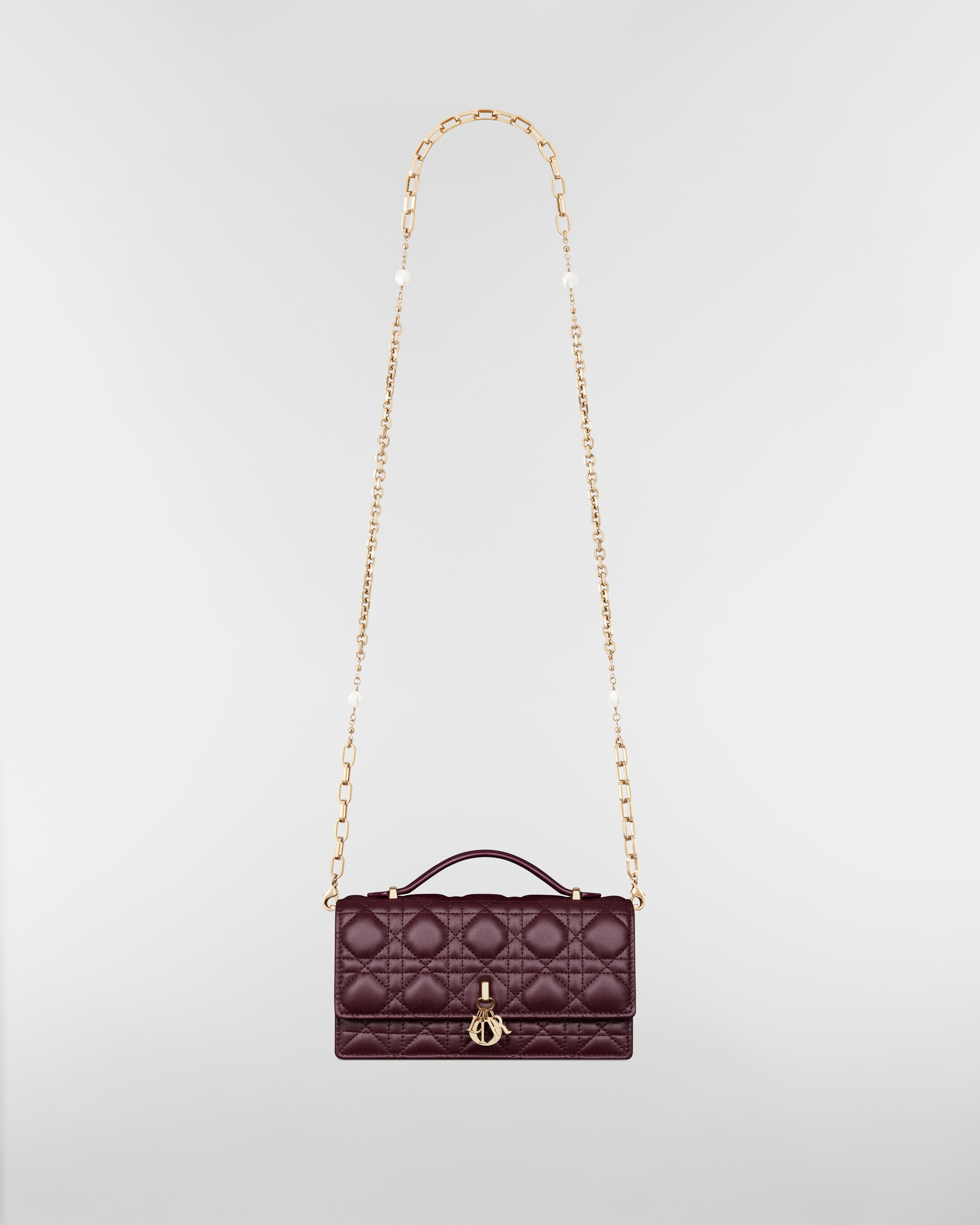 My Dior Mini Bag Plum Cannage Lambskin E07