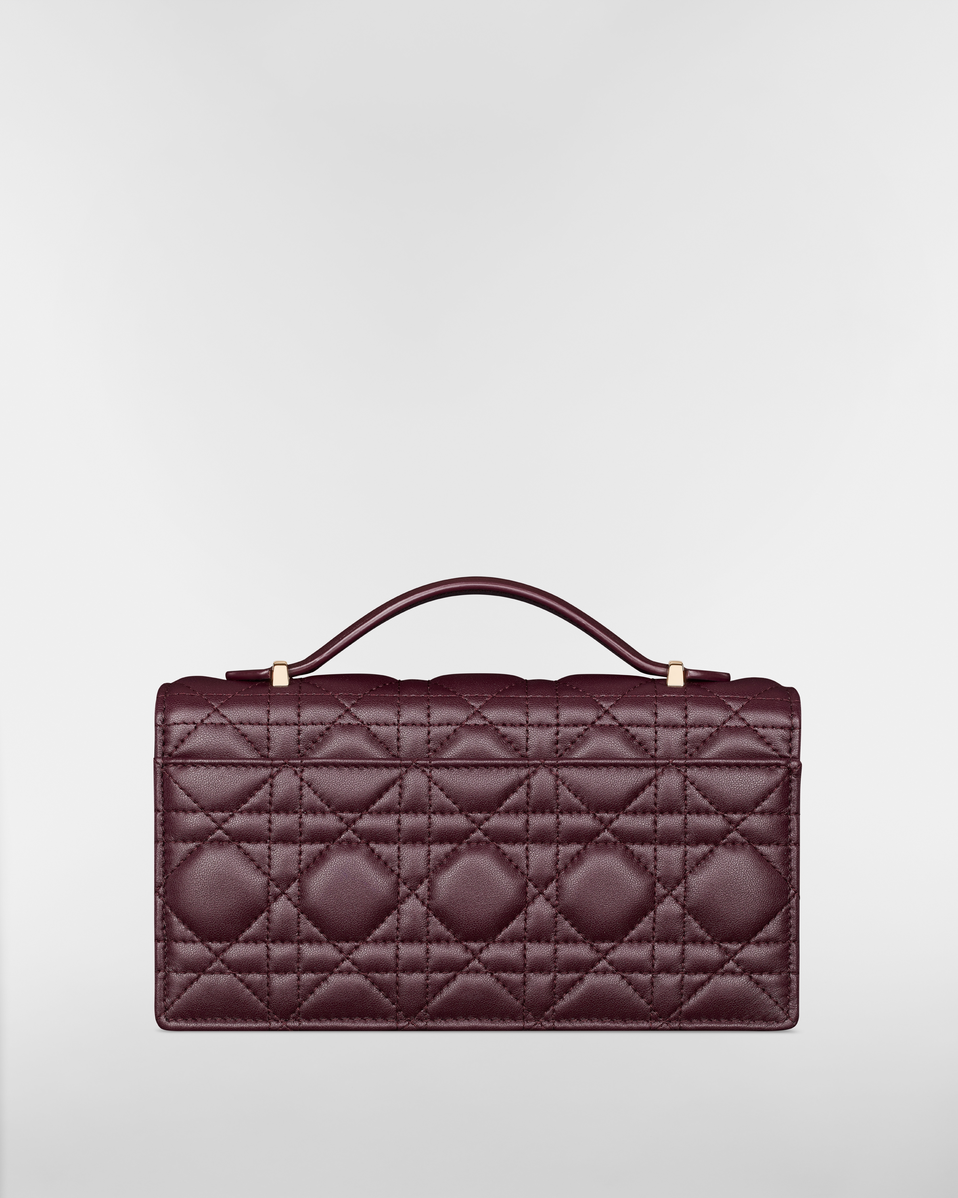 My Dior Mini Bag Plum Cannage Lambskin E08