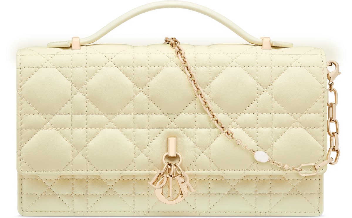 My Dior Mini Bag Latte Cannage Lambskin DIOR