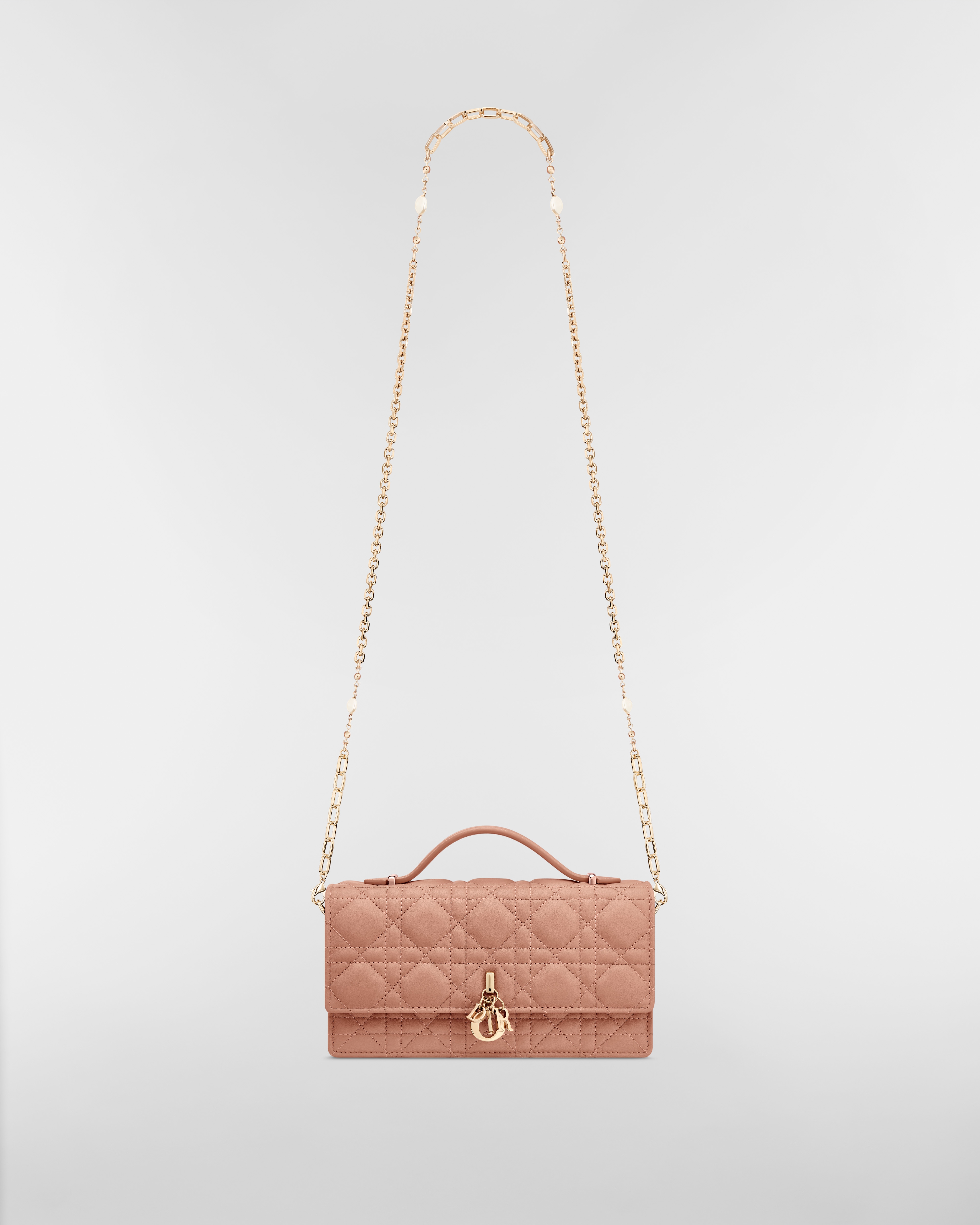 My Dior Mini Bag Rose des Vents Cannage Lambskin E07