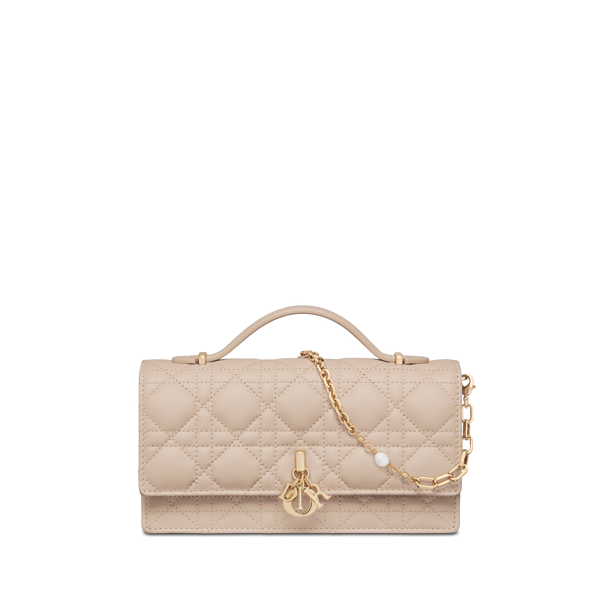 My Dior Mini Bag Pale Blue Cannage Lambskin | DIOR