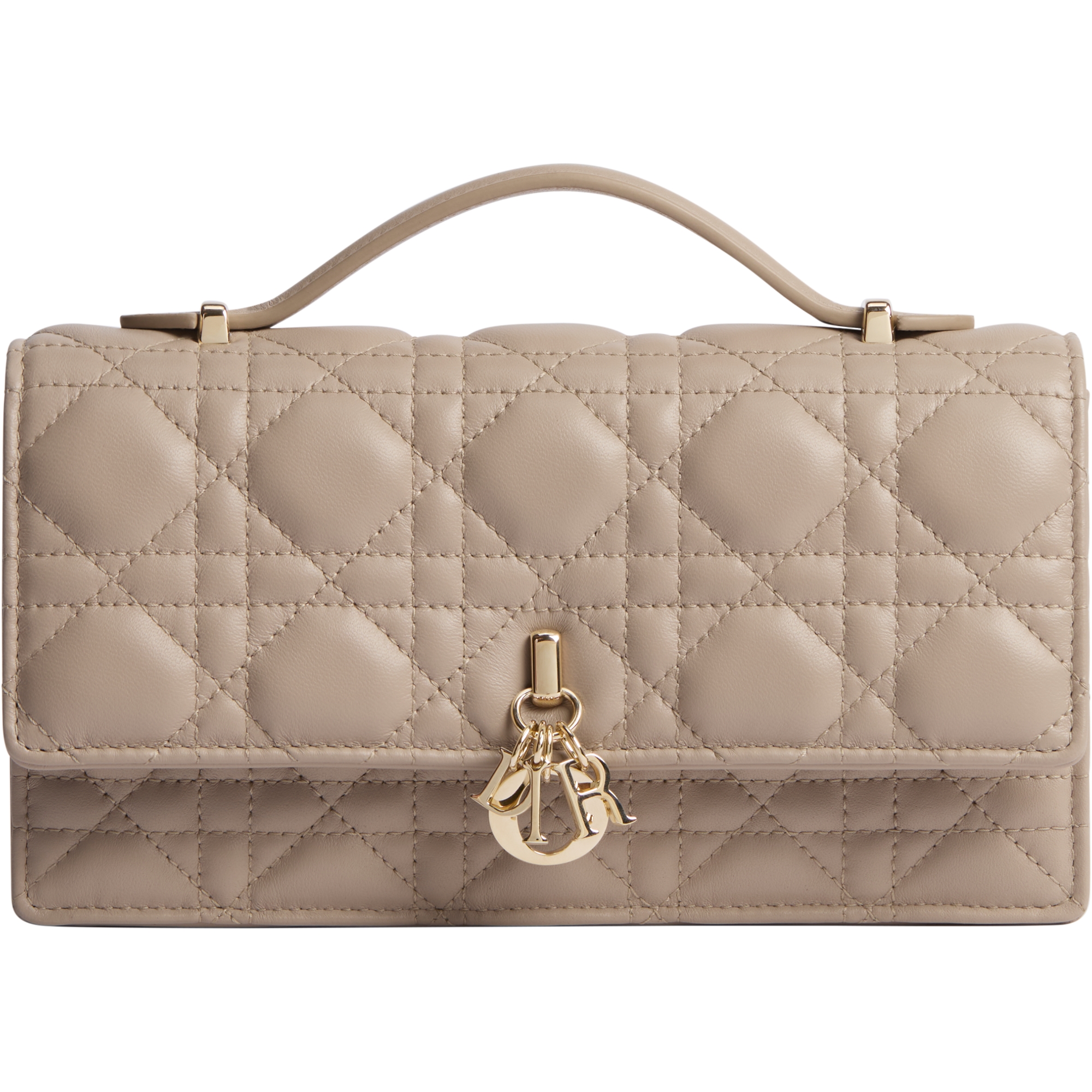  淡米色 Cannage 籐格紋羊皮