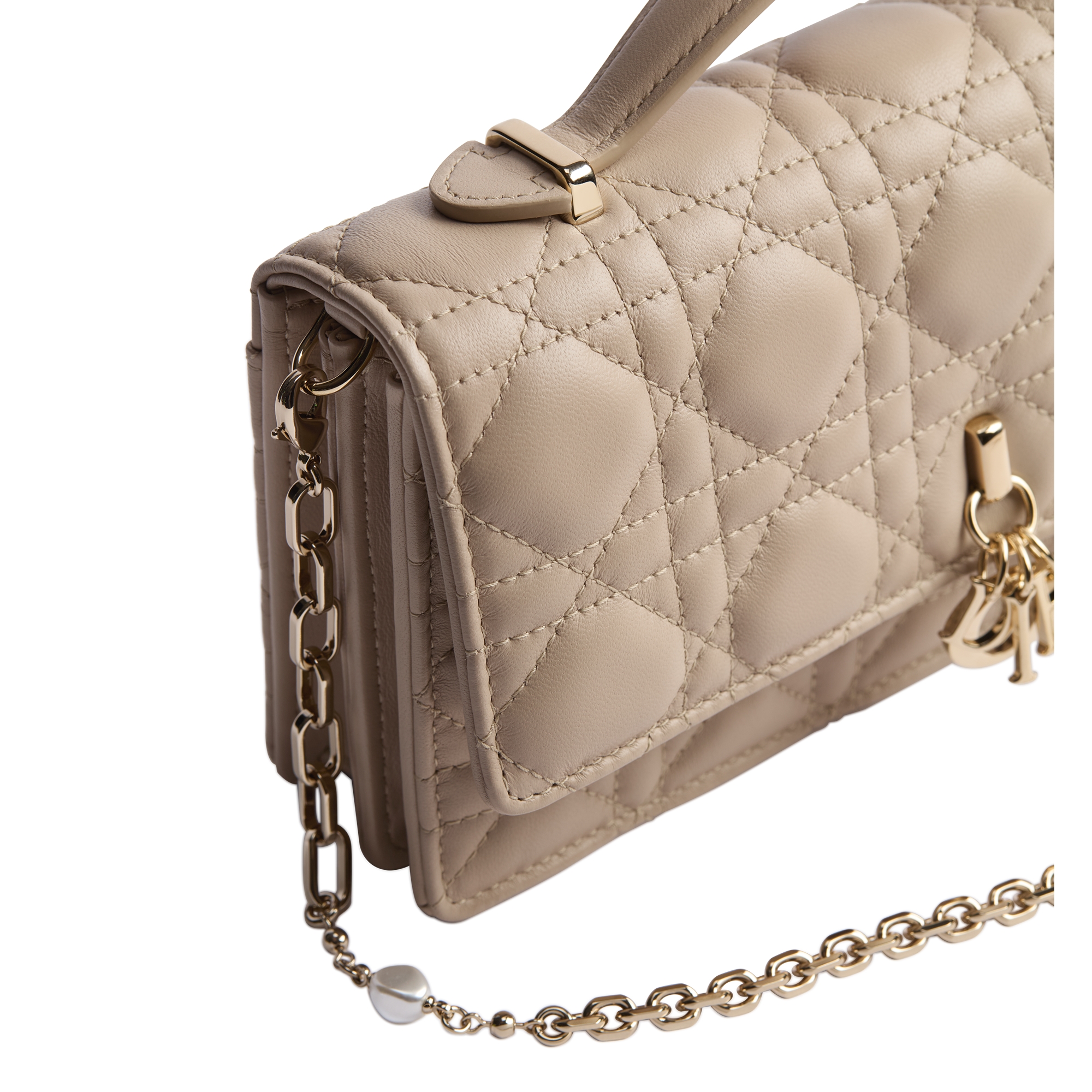 My Dior Mini Bag Powder Beige Cannage Lambskin E09