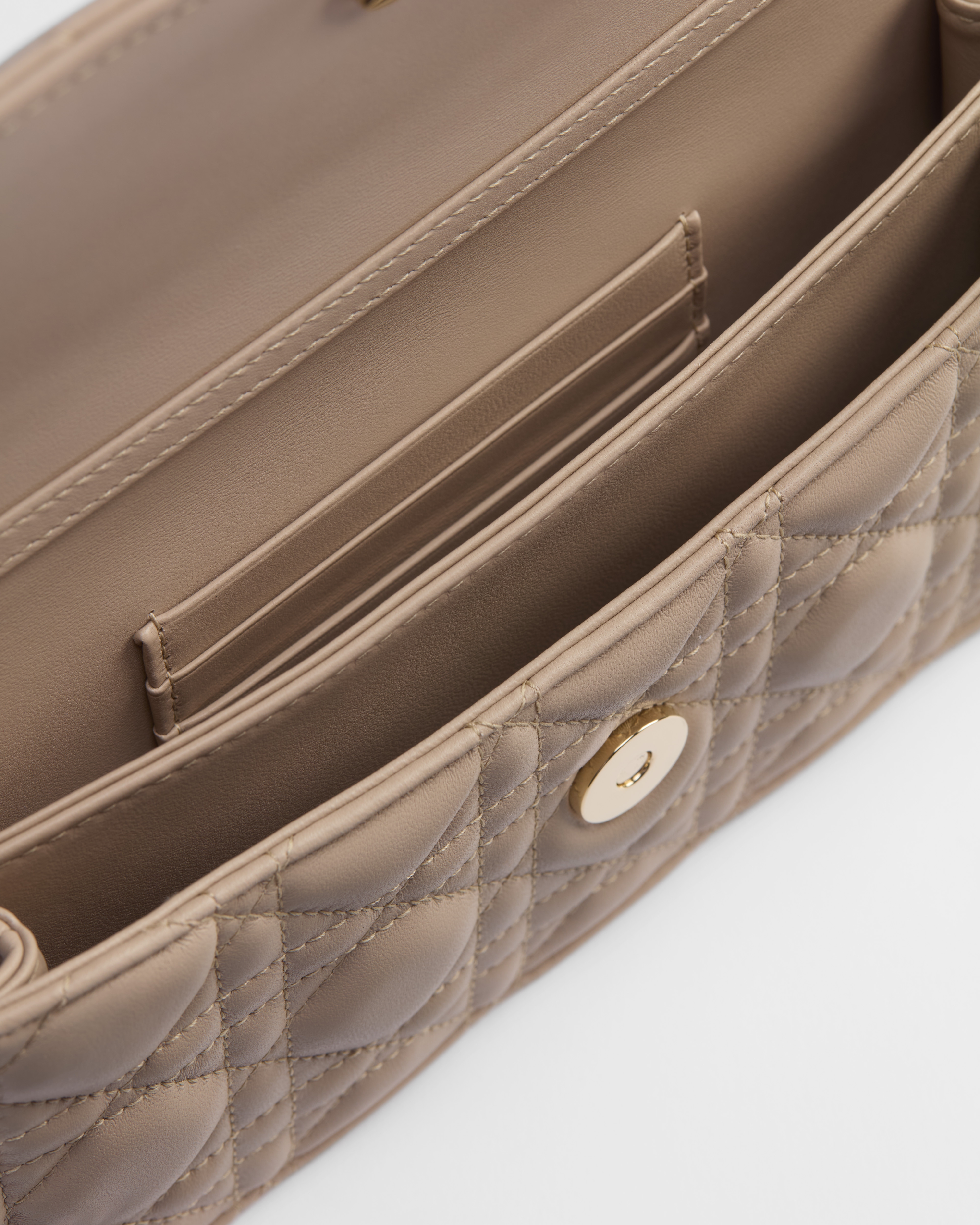 My Dior Minitasche Cannage Lammleder in Puderbeige E06