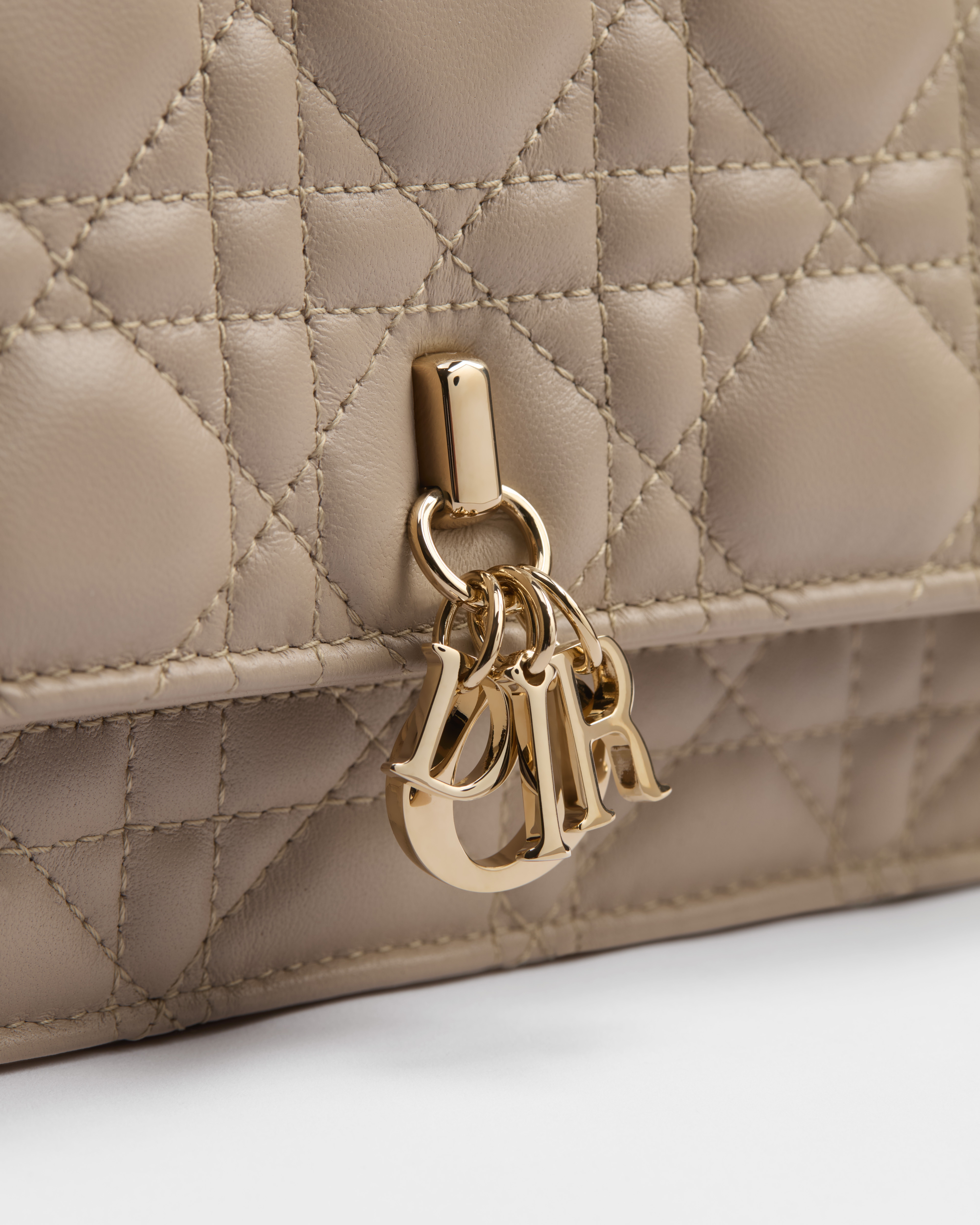 My Dior Mini Bag Powder Beige Cannage Lambskin E10