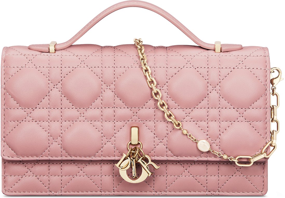 My Dior Mini Bag Pale Pink Cannage Lambskin DIOR