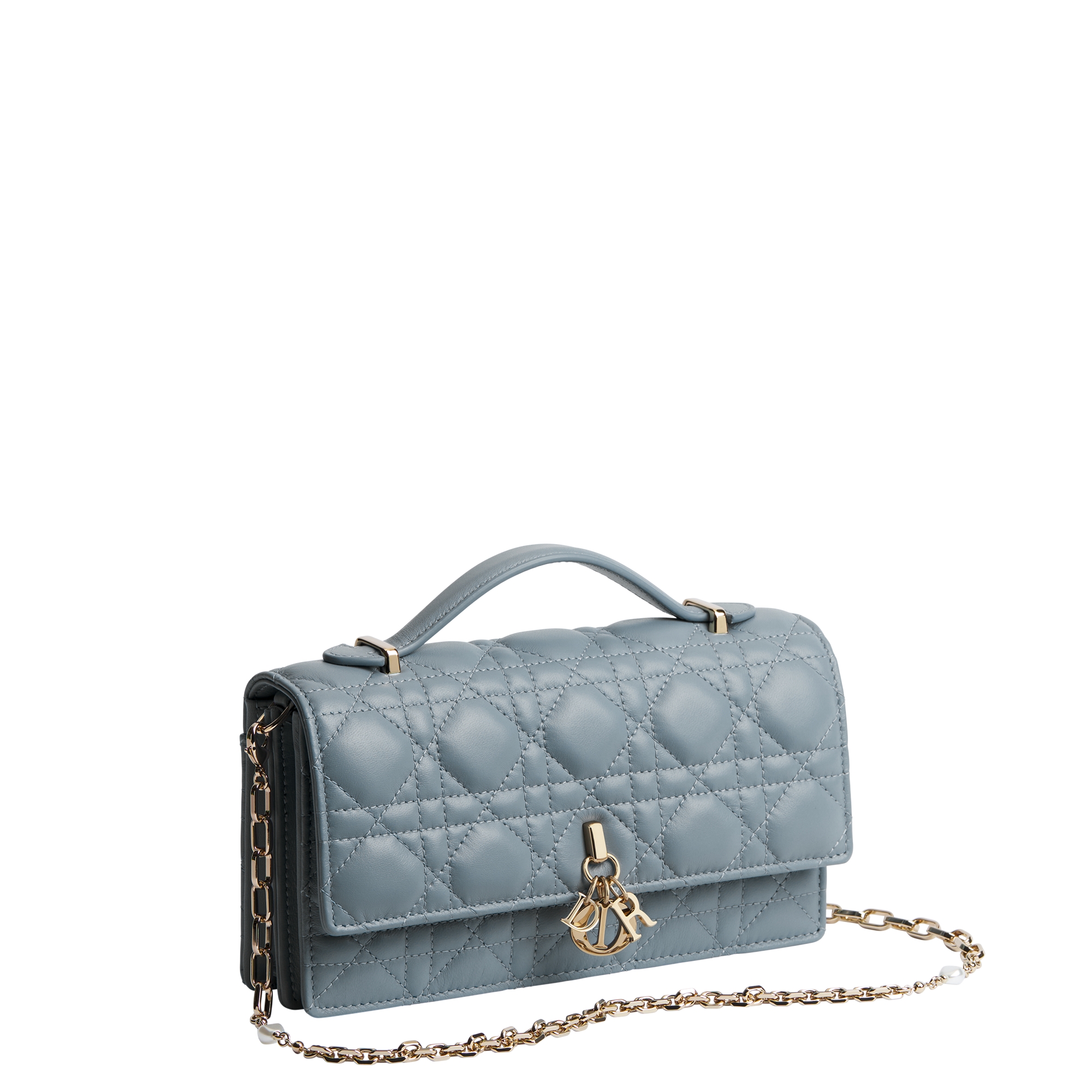 My Dior Mini Bag Cloud Blue Cannage Lambskin E03