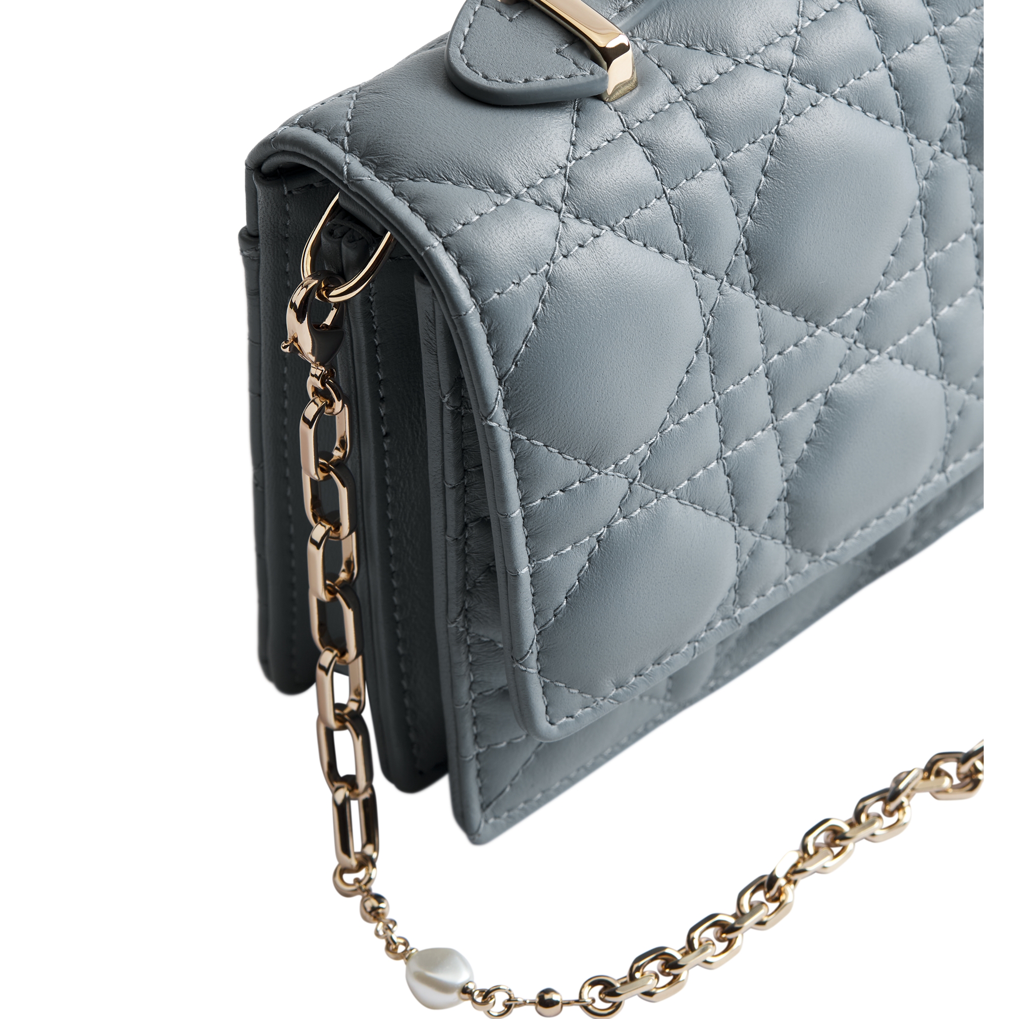 My Dior Mini Bag Cloud Blue Cannage Lambskin E10