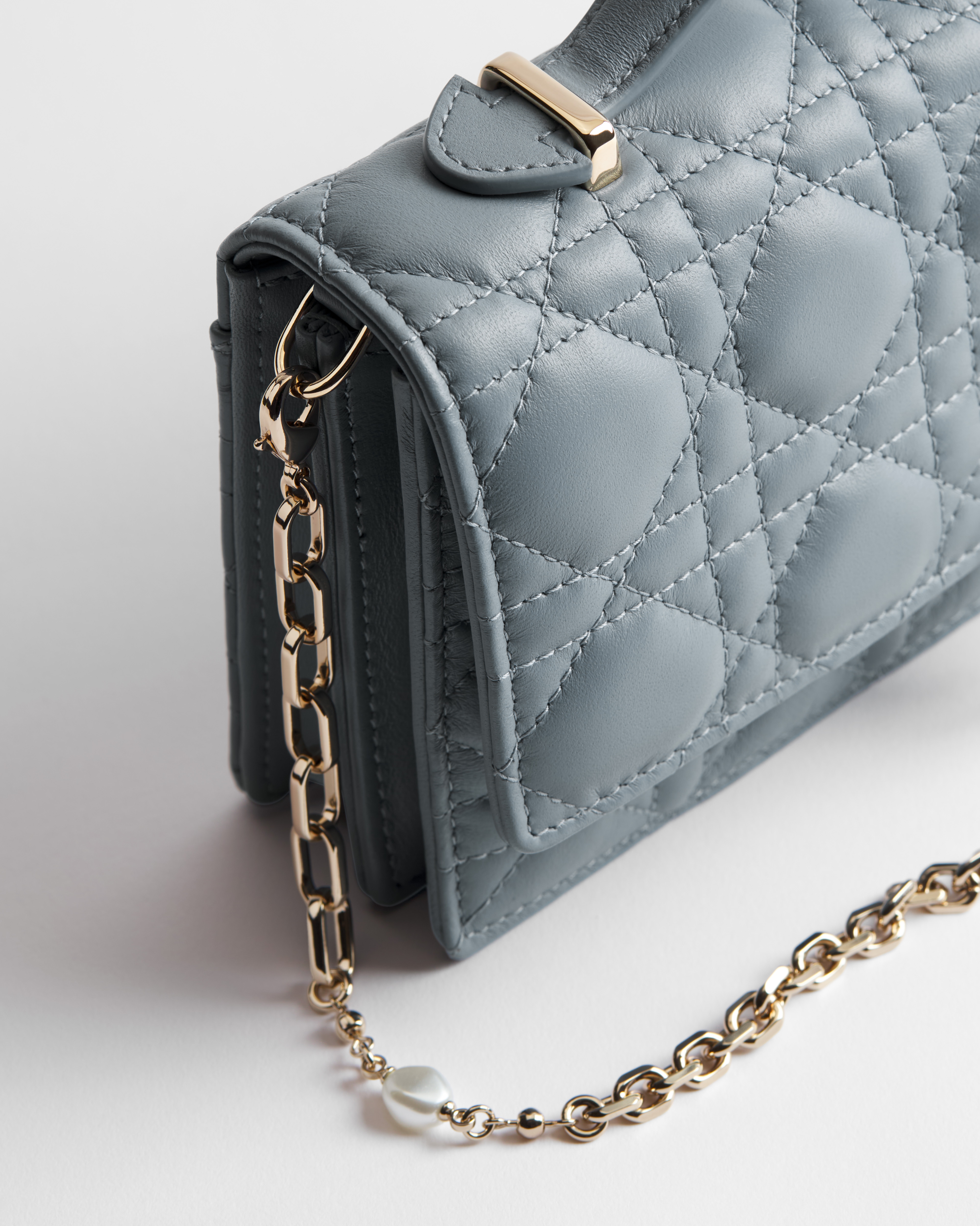 My Dior Mini Bag Cloud Blue Cannage Lambskin E10