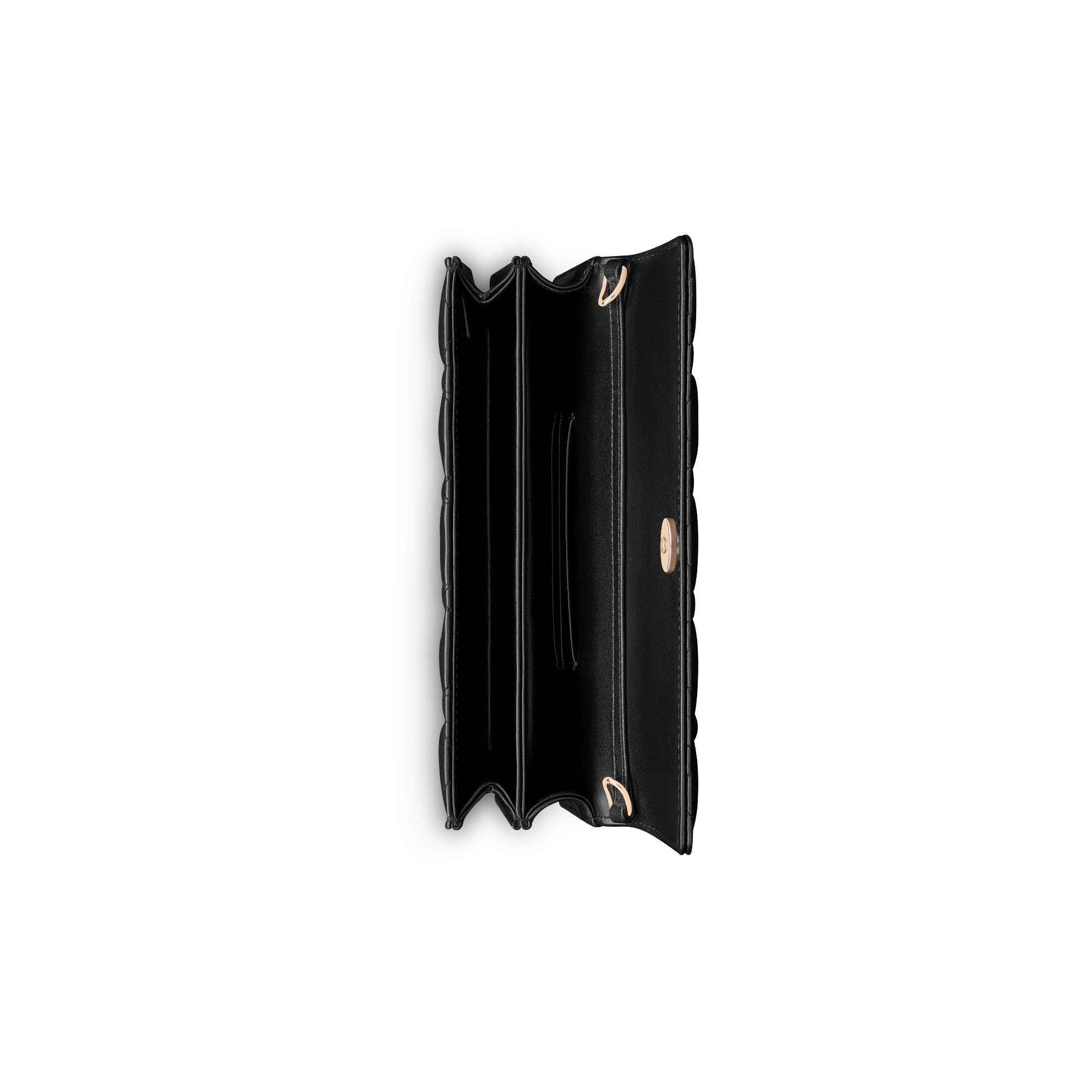 Minibolso My Dior Piel de cordero Cannage negra E06