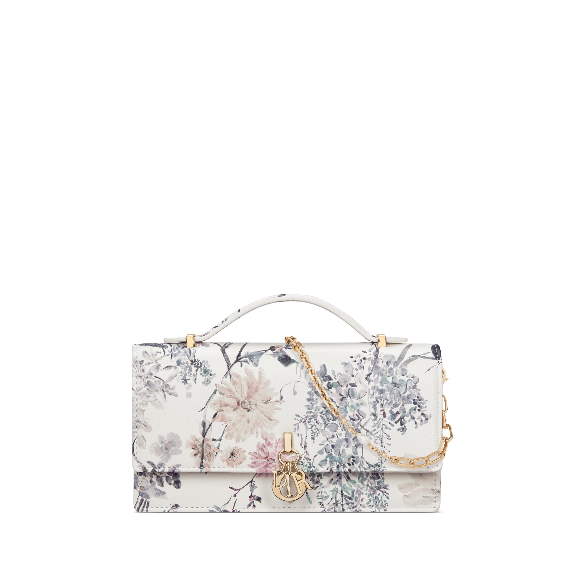 My Dior Mini Bag Gold-Tone Metallic Quilted Microcannage Fabric | DIOR