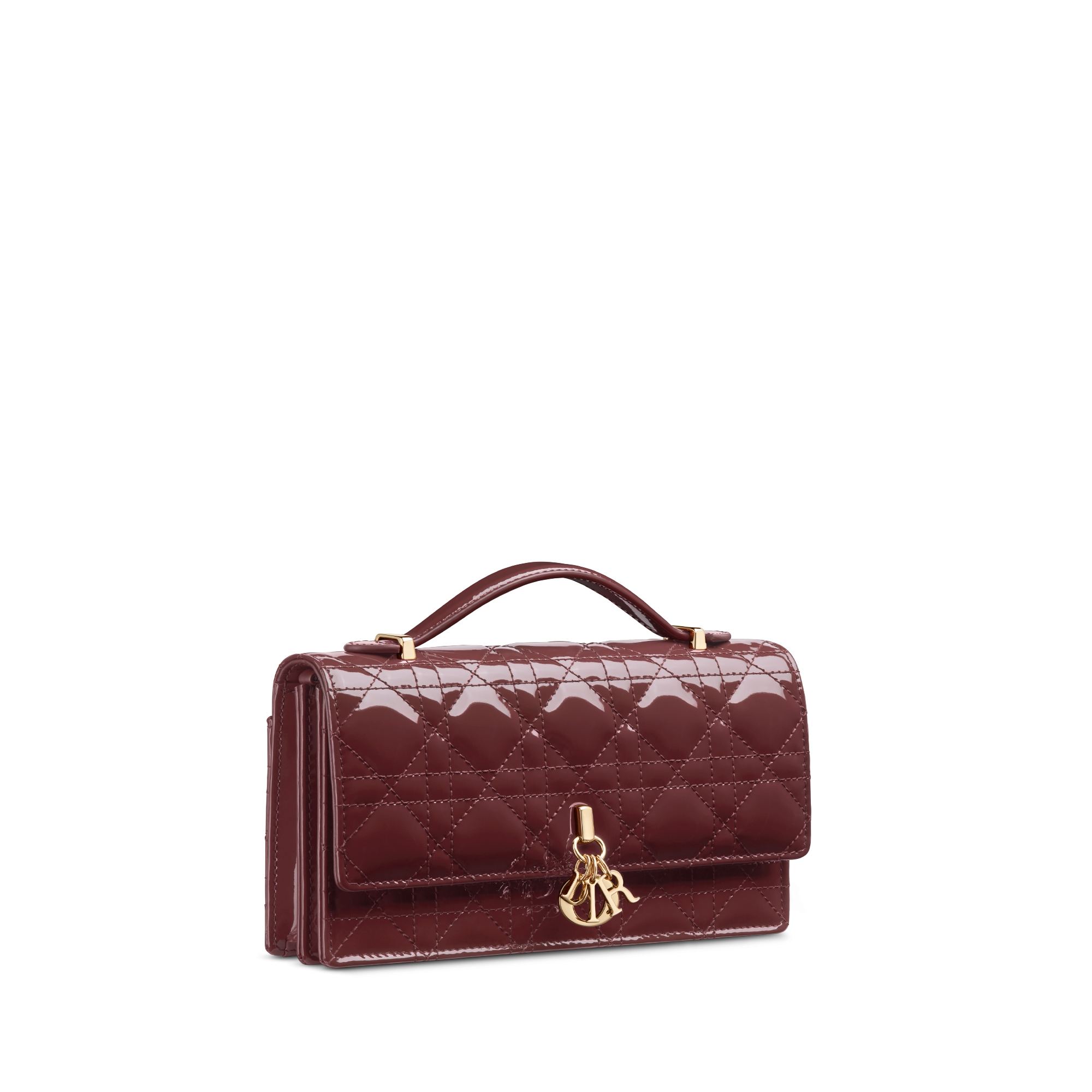 My Dior Minitasche Cannage Kalbslackleder in Dahlienrot E03