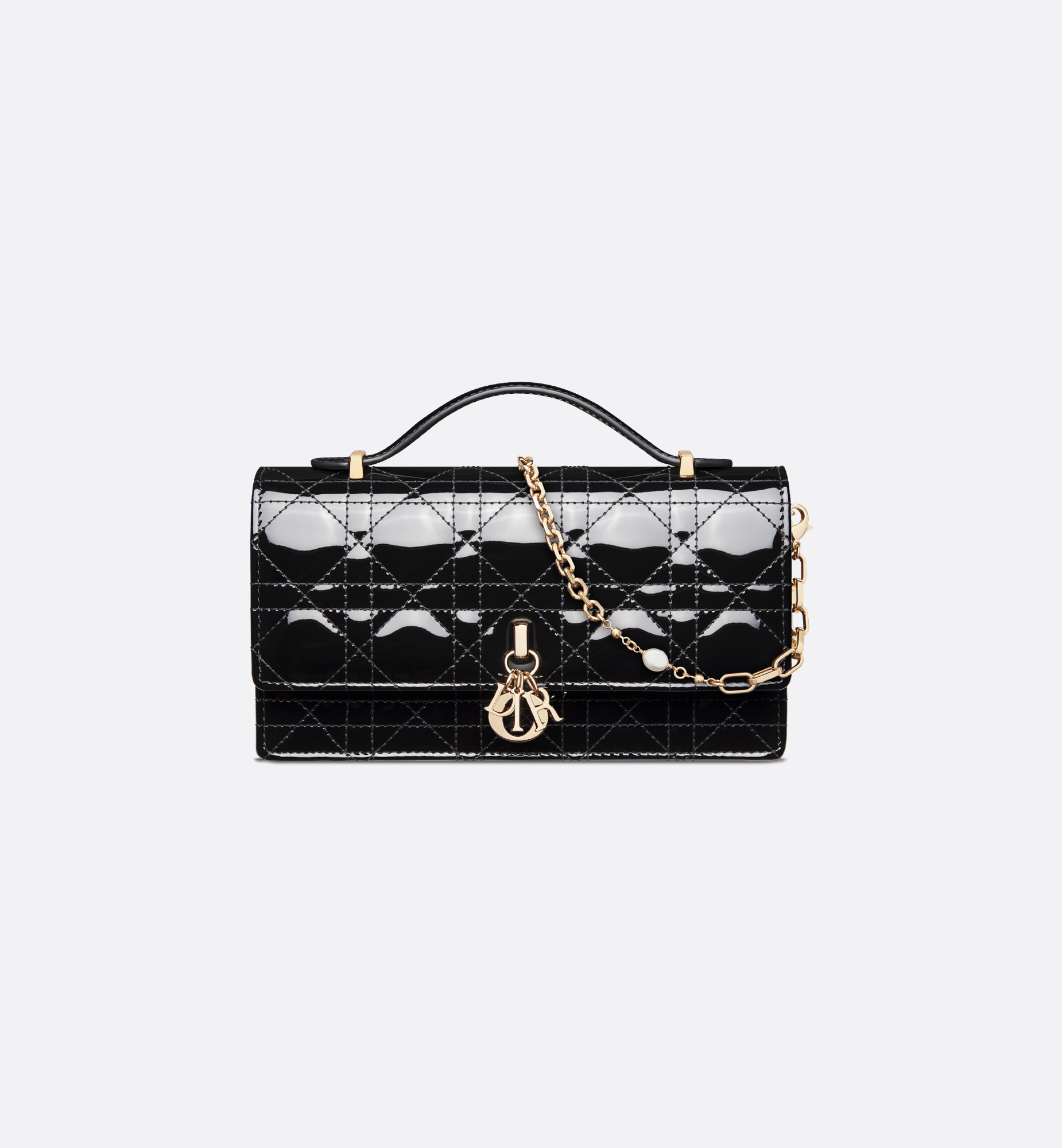 DIOR | My Dior ミニバッグ カナージュ パテントカーフスキン DIOR | My Dior ミニバッグ カナージュ パテントカーフスキン