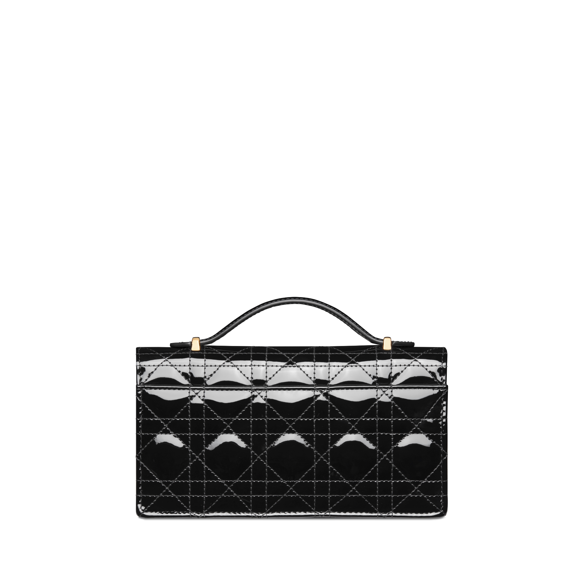 My Dior Mini Bag Black Patent Cannage Calfskin E08