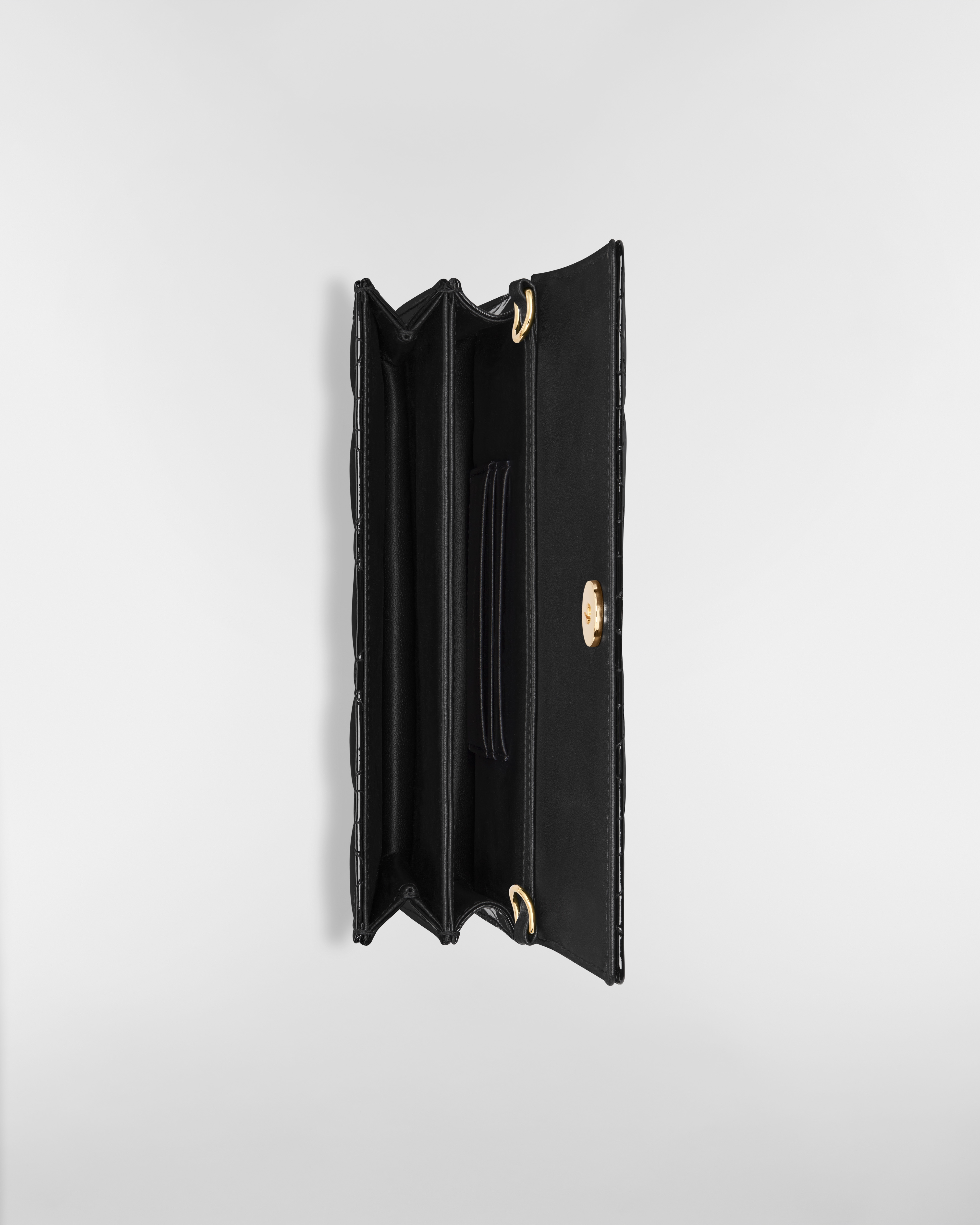 My Dior Mini Bag Black Patent Cannage Calfskin E06