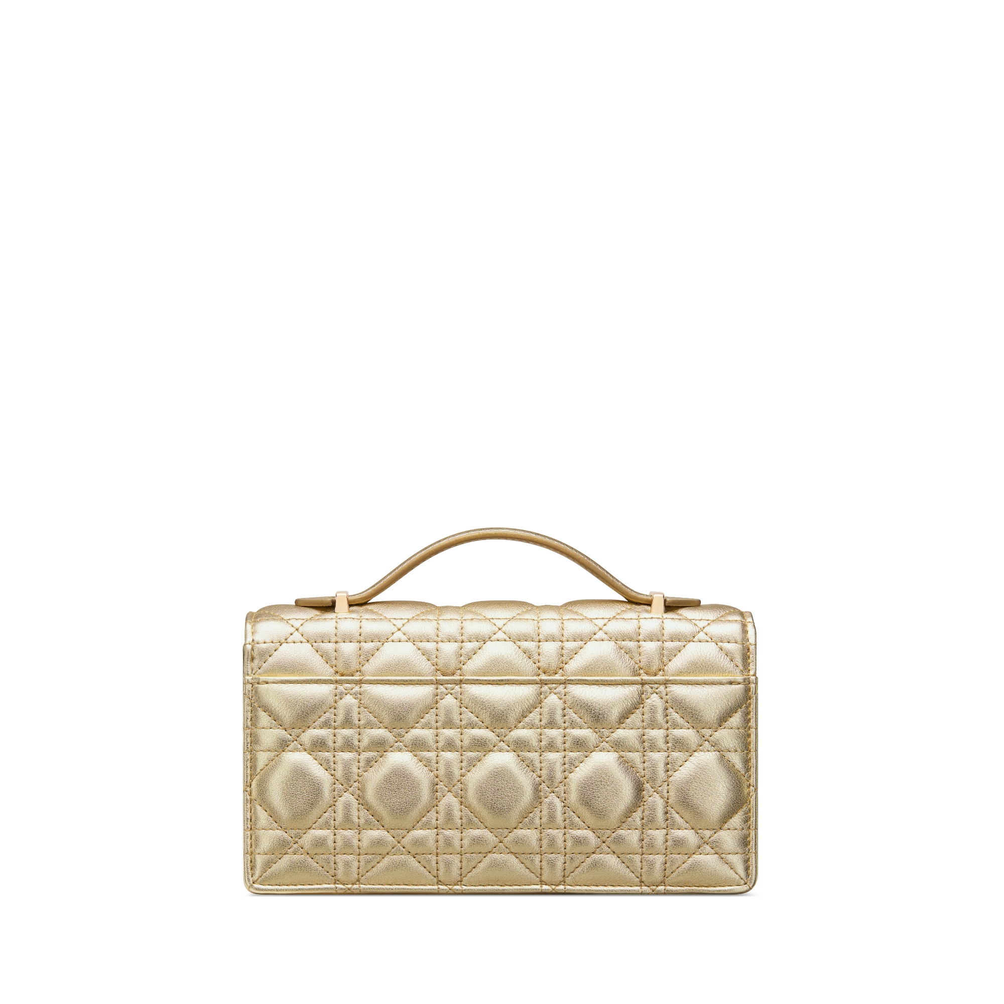 My Dior Minitasche Cannage Kalbsleder in Metallic-Goldfarbe E08