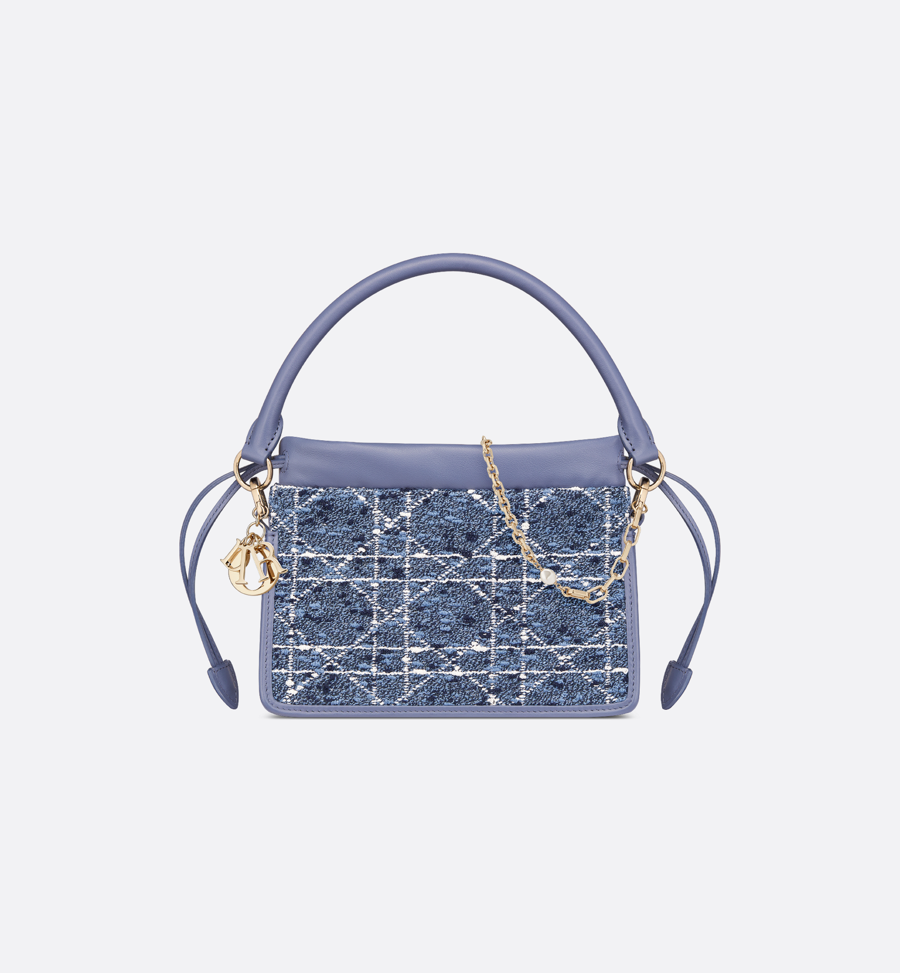 TWEED MAKE-UP POUCH SMALL STEEL BLUE TWEED MAKE-UP POUCH SMALL STEEL BLUE