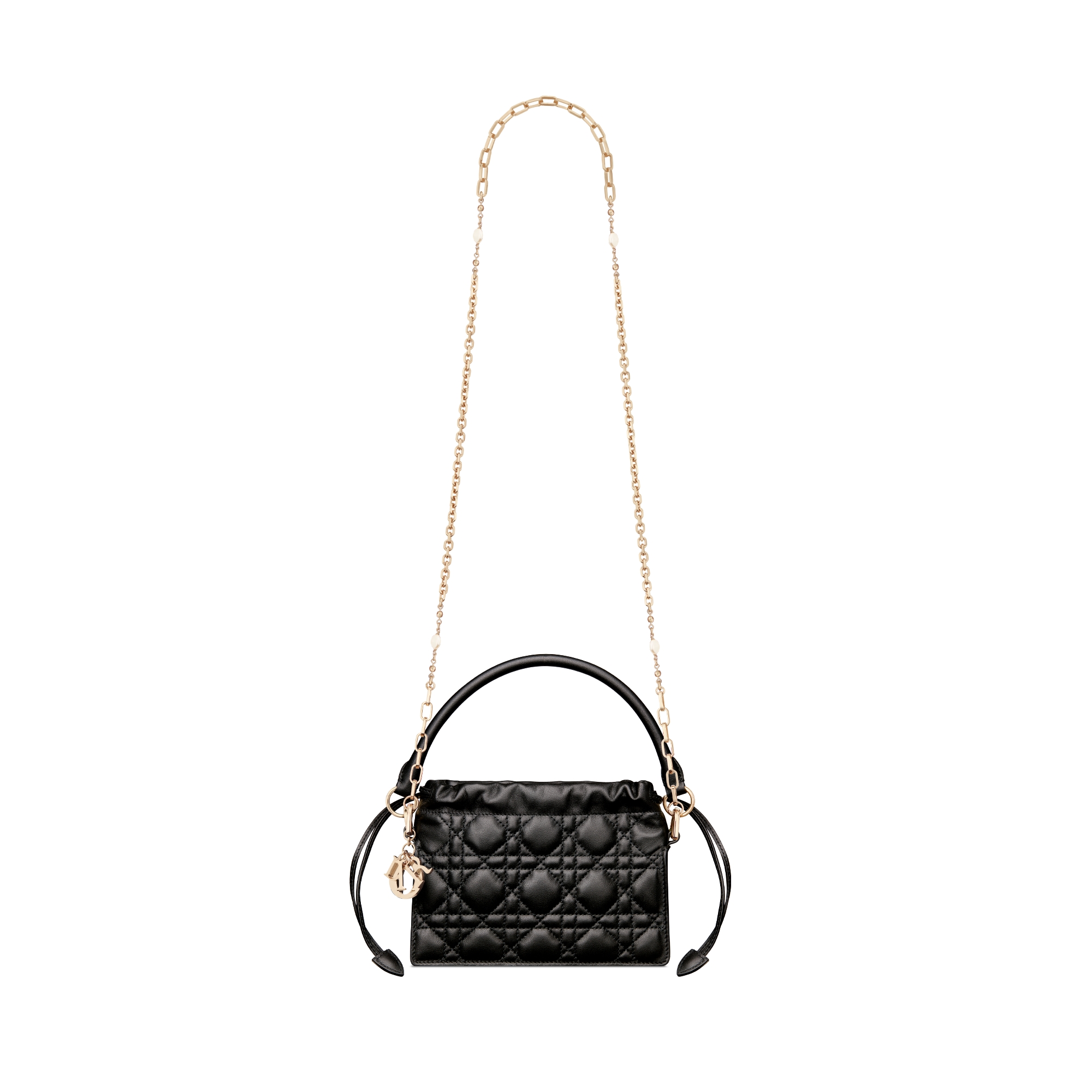 Lady Dior Milly Mini Bag Black Cannage Lambskin E07
