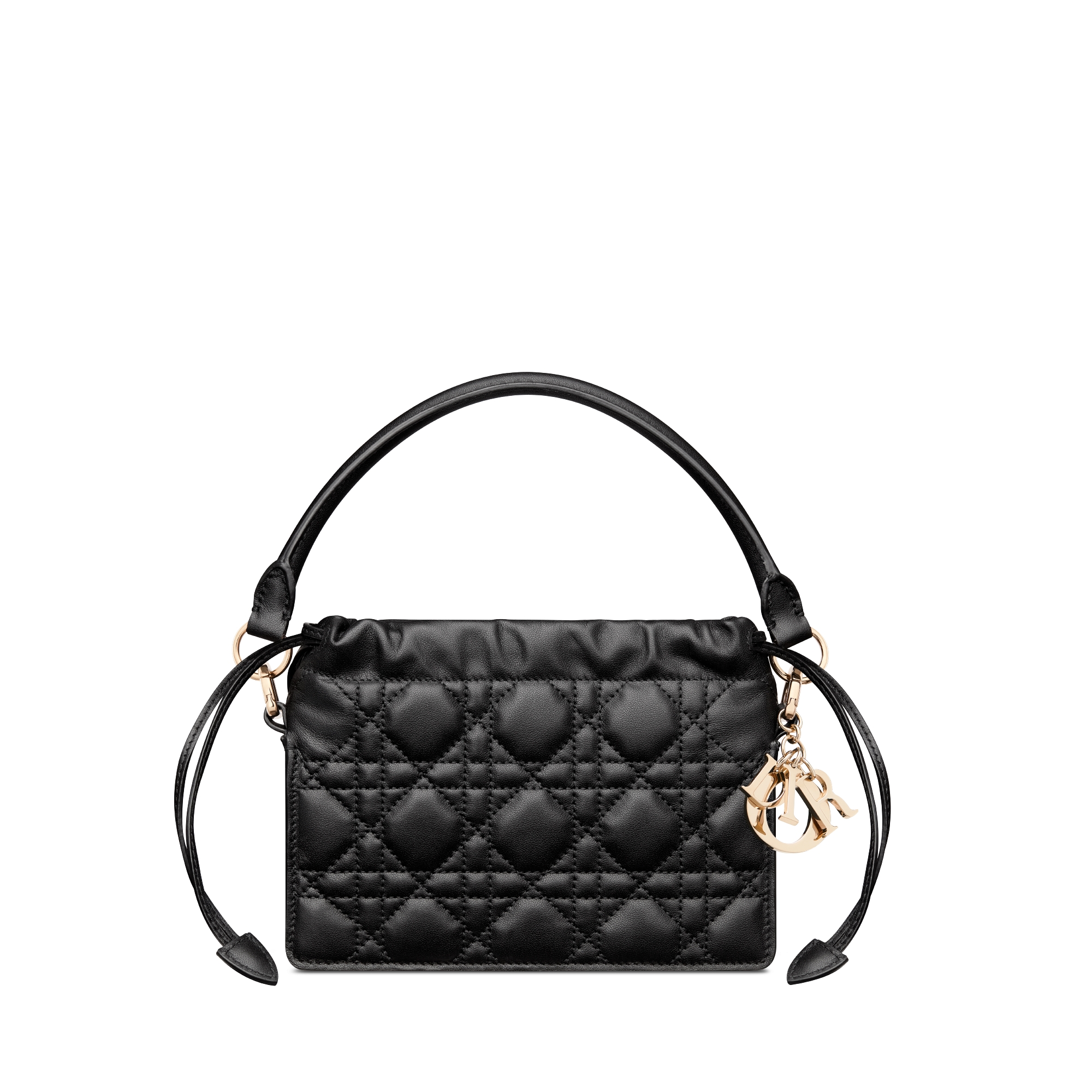 Lady Dior Milly Mini Bag Black Cannage Lambskin | DIOR