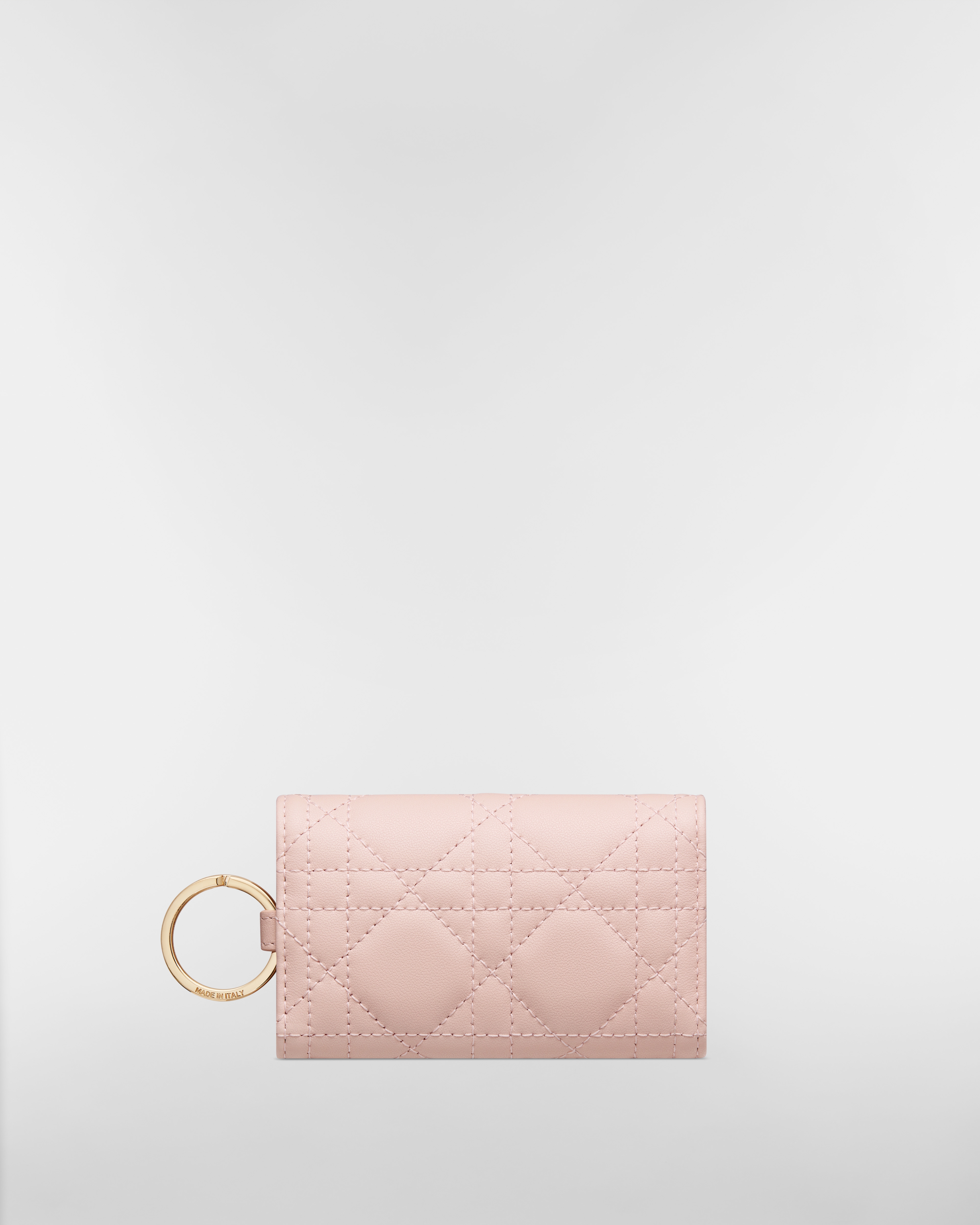 My Dior Aster 鎖匙包 胭脂粉色 Cannage 藤格紋圖案羊皮 E08