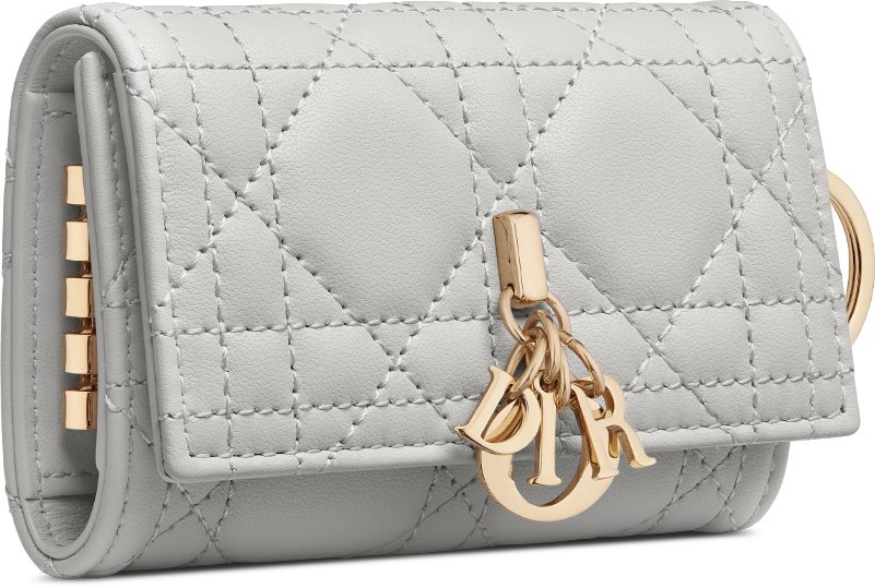 DIOR | My Dior Aster キーケース カナージュ ラムスキン